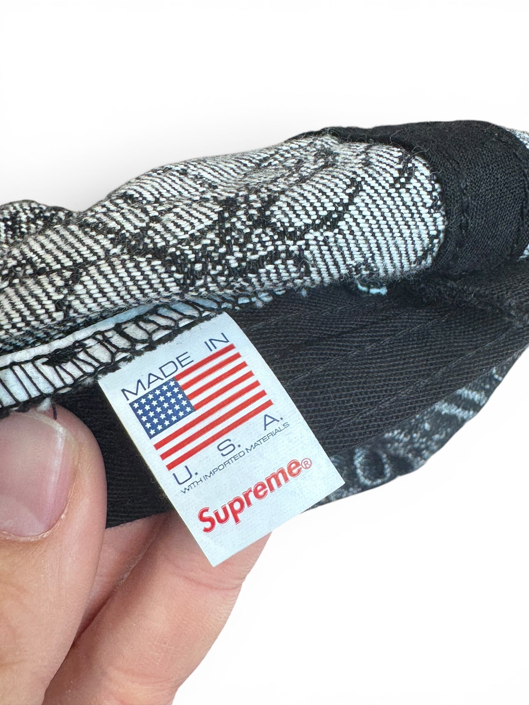 Supreme Handwriting Denim Cap SS25