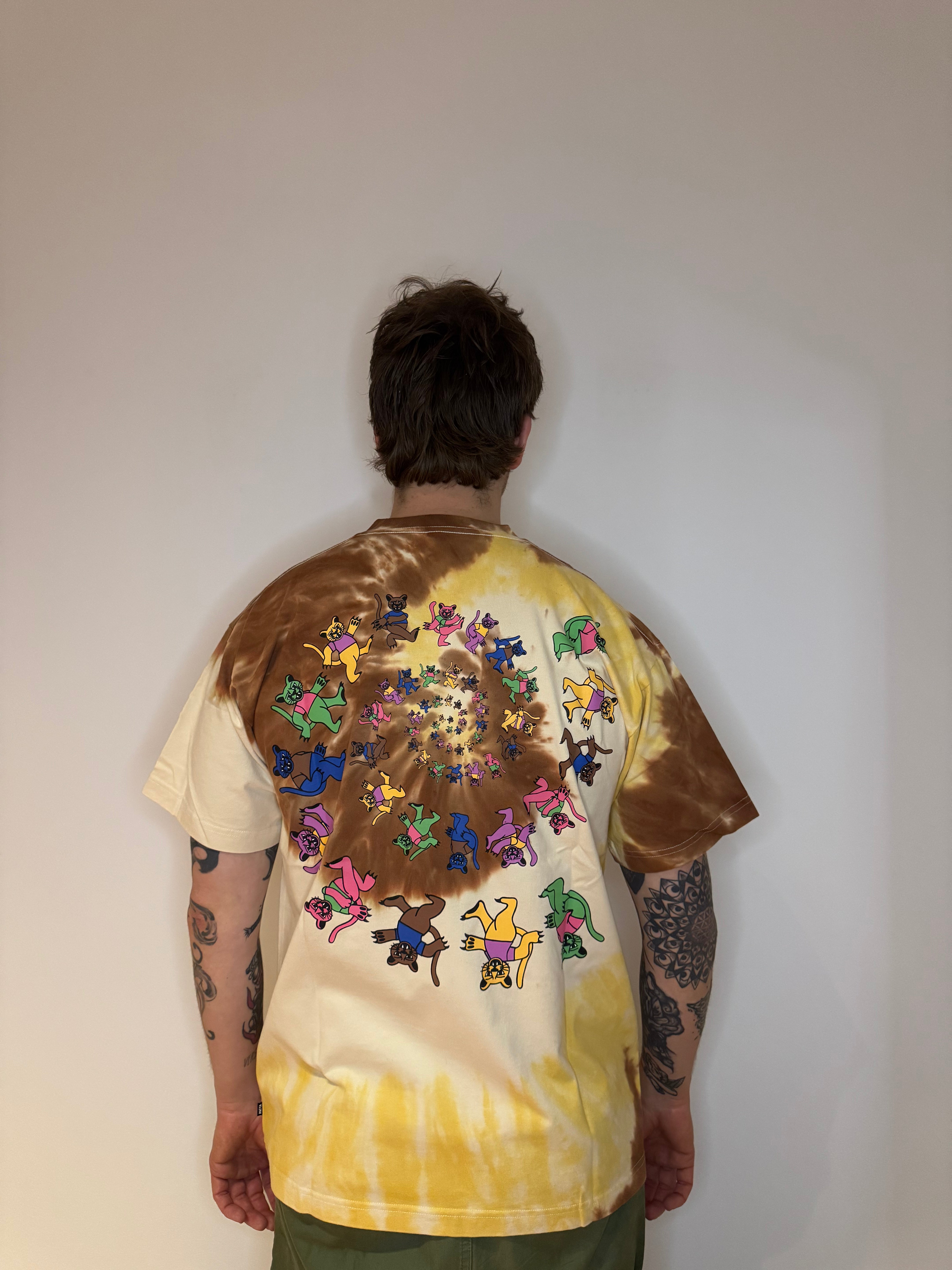 Patta Tie Dye Swirl T-Shirt maat L