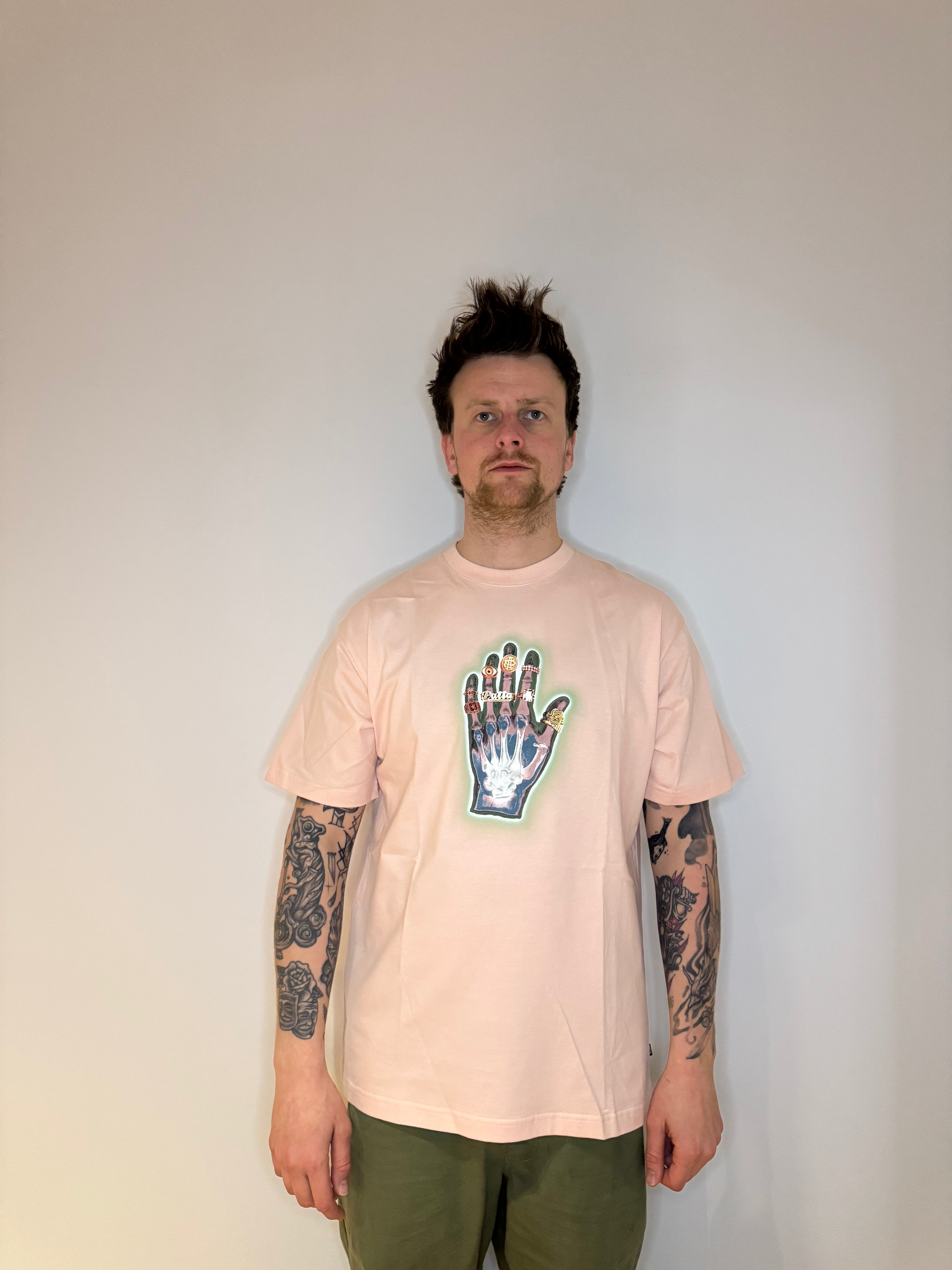Patta healing hands t-shirt lotus size L