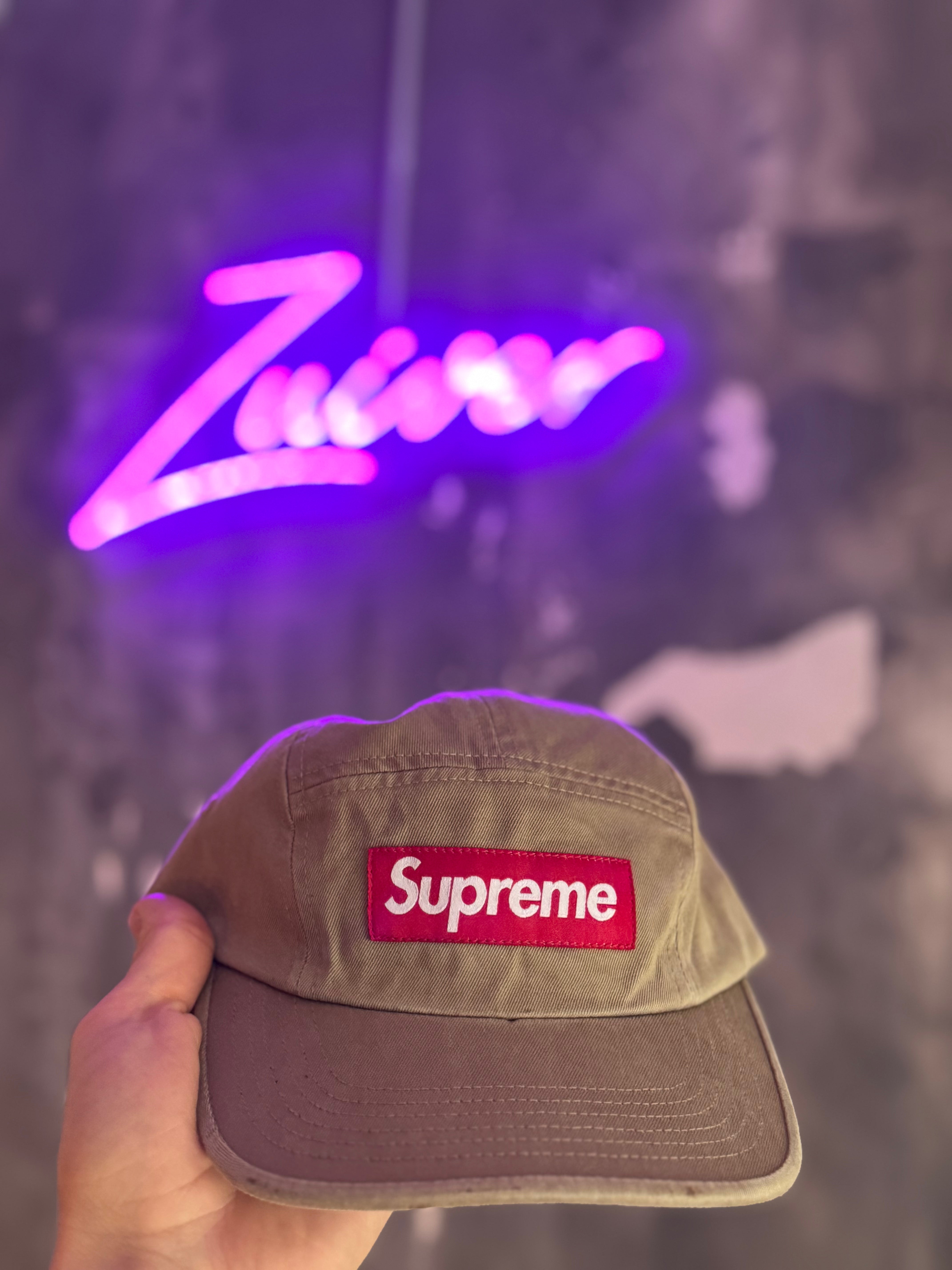 Supreme Washed Chino Twill Camp Cap FW24