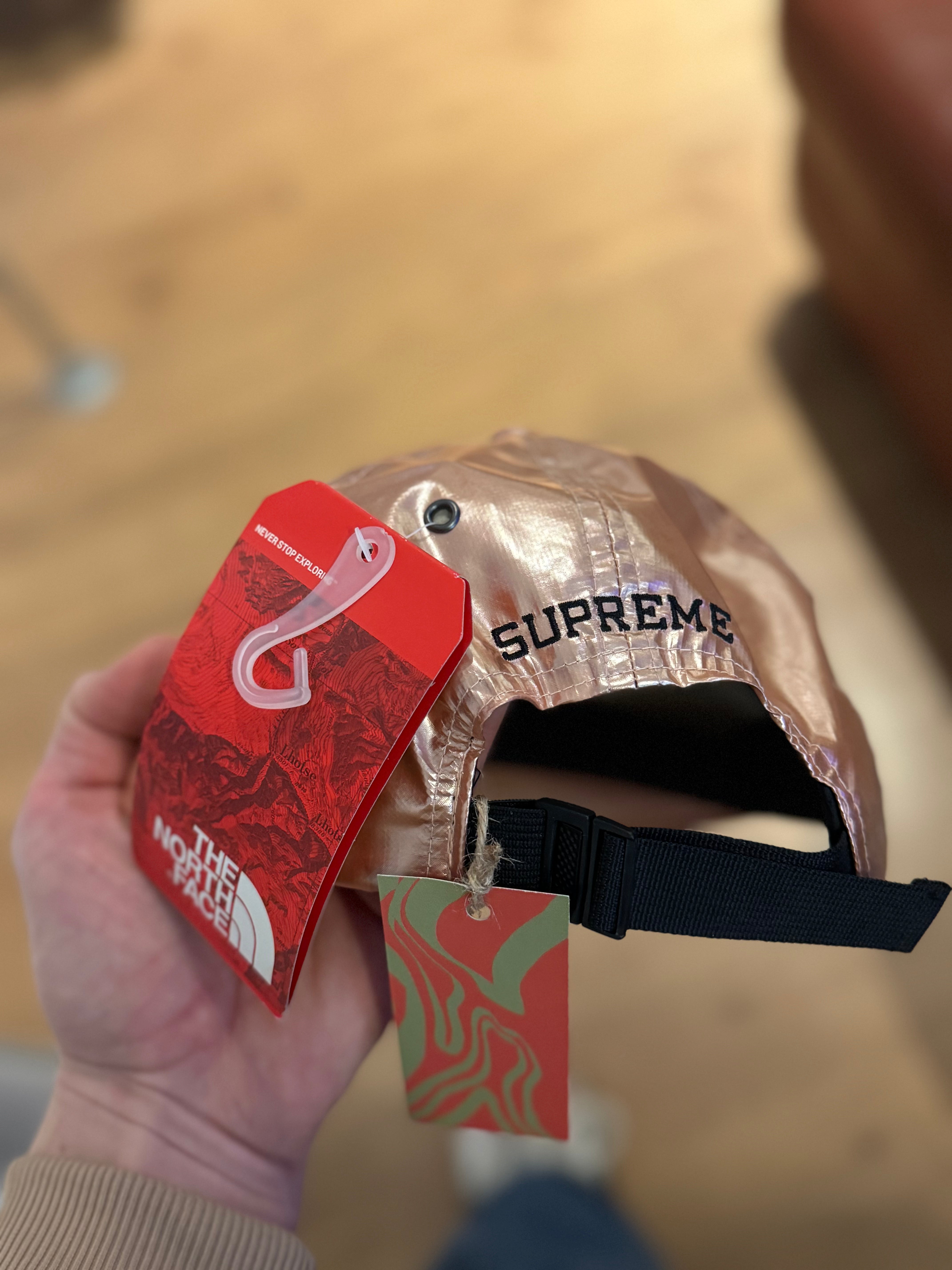 The North Face Supreme Metallic Rose Gold Cap