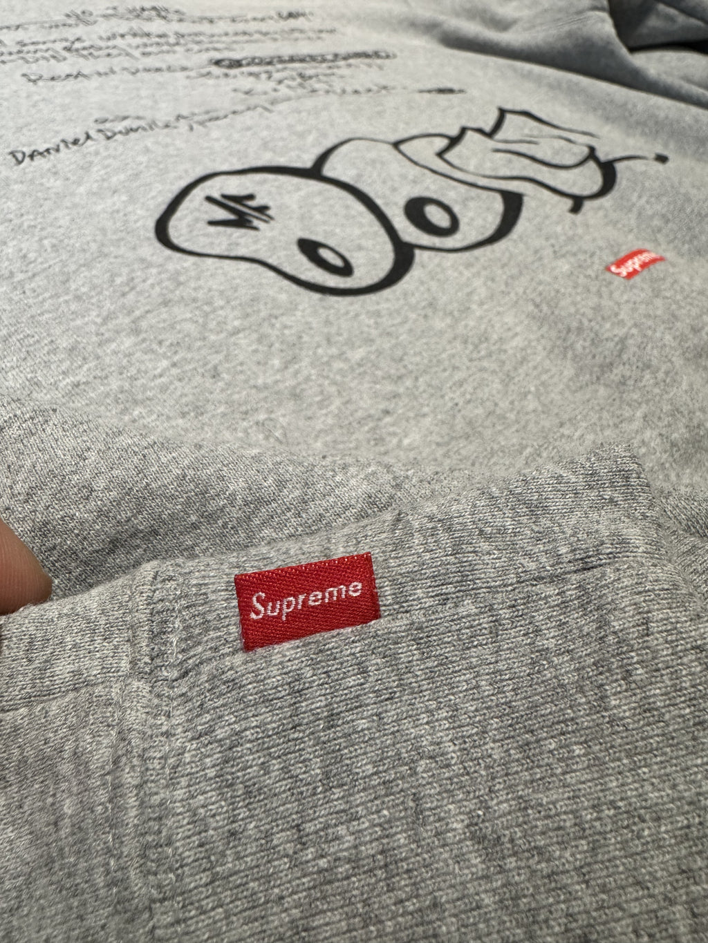 Supreme MF DOOM Hooded Sweatshirt Grey