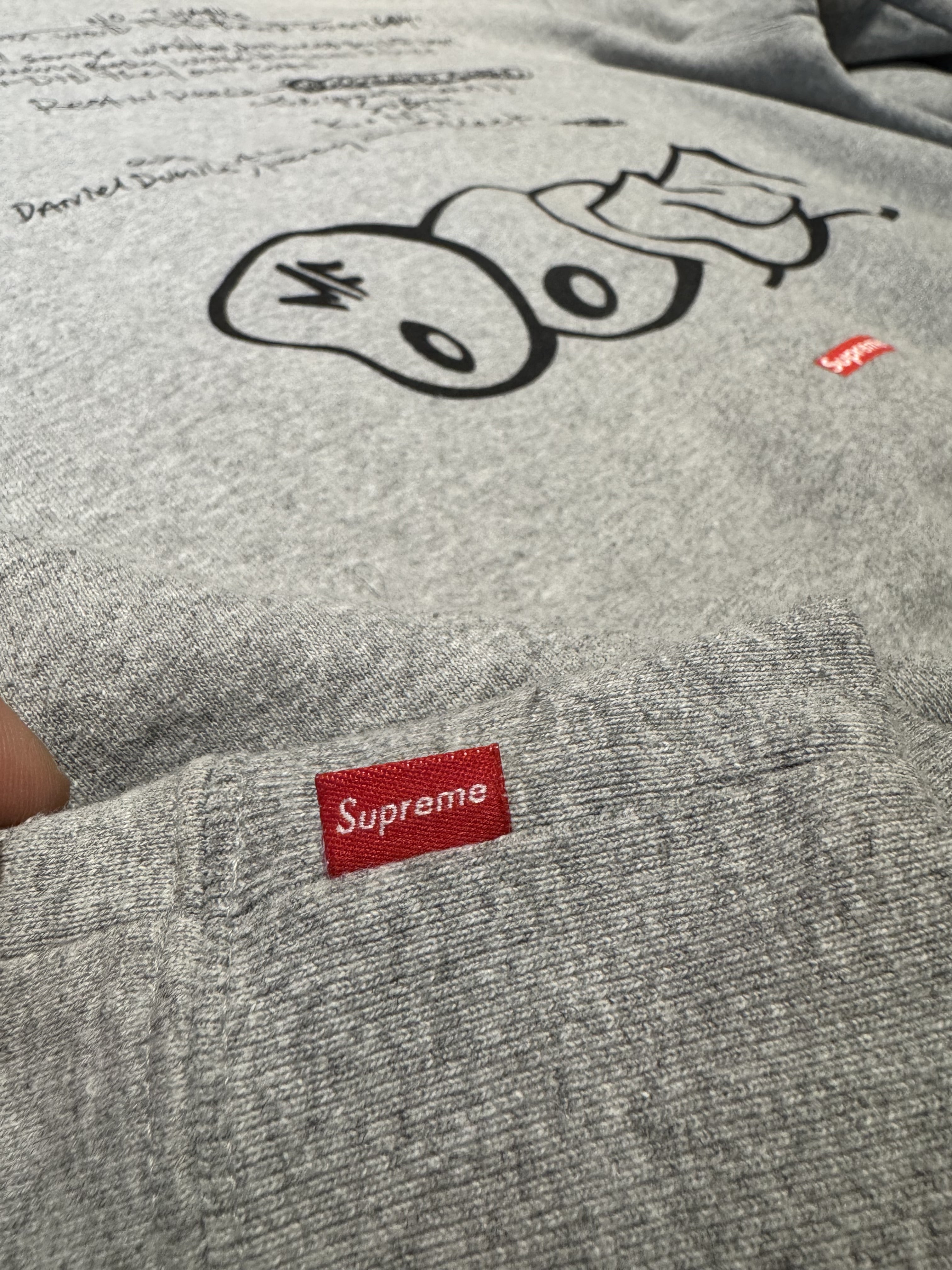 Supreme MF DOOM Hooded Sweatshirt Grey