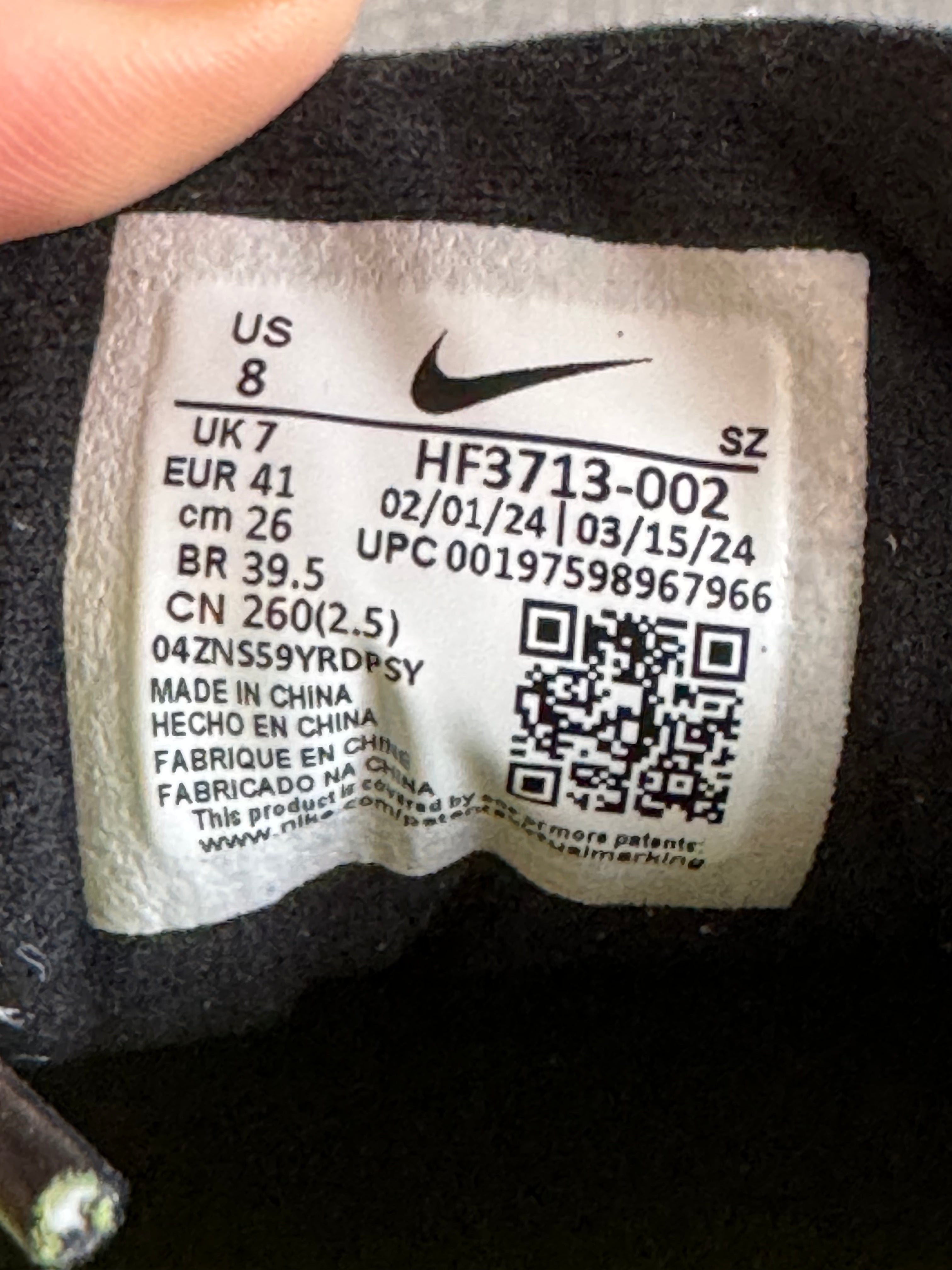 Nike Air Max 1 HUF SP maat 44 en 41