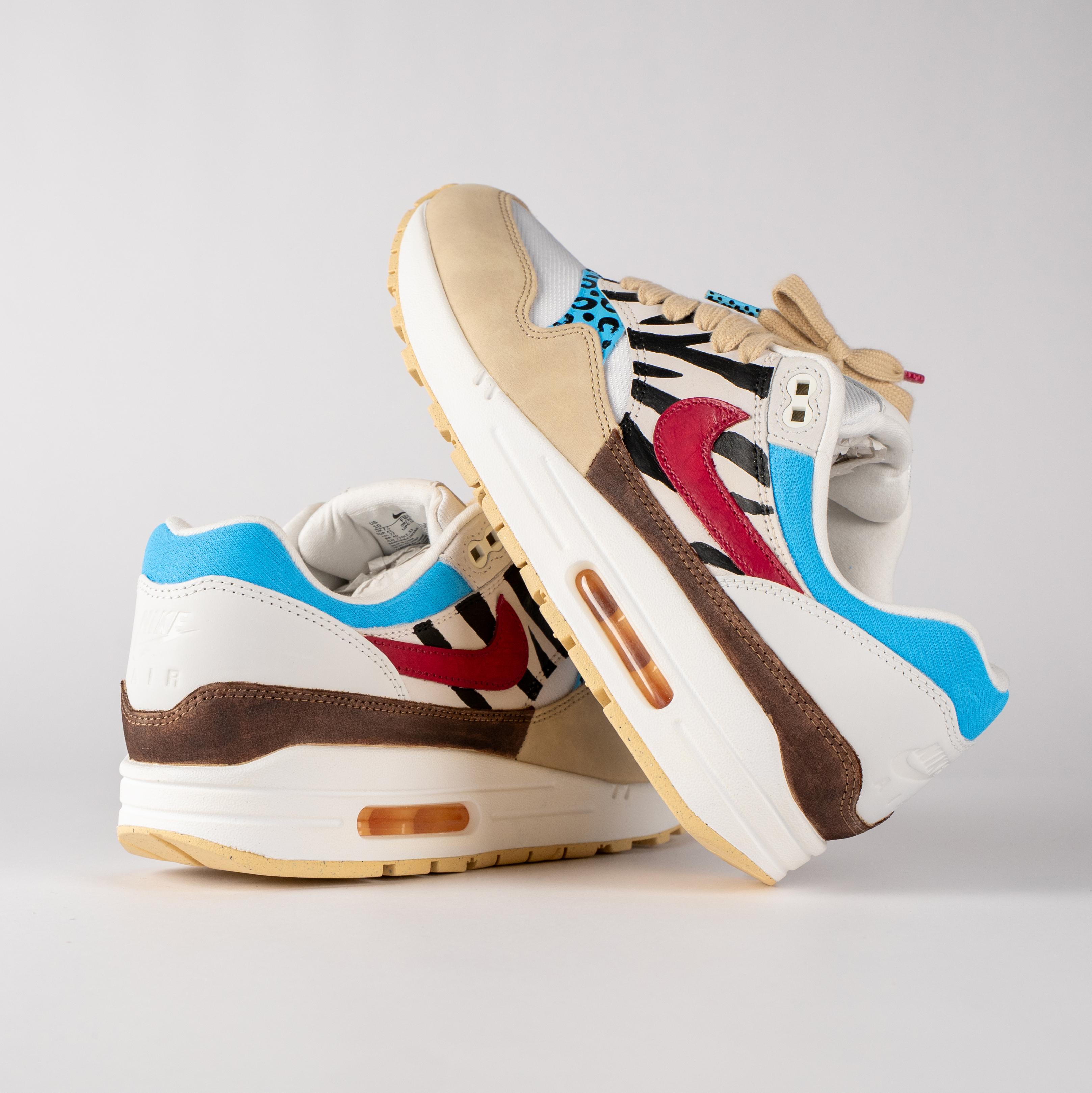 Air Max 1 By Boszsneakers - Animals Winter