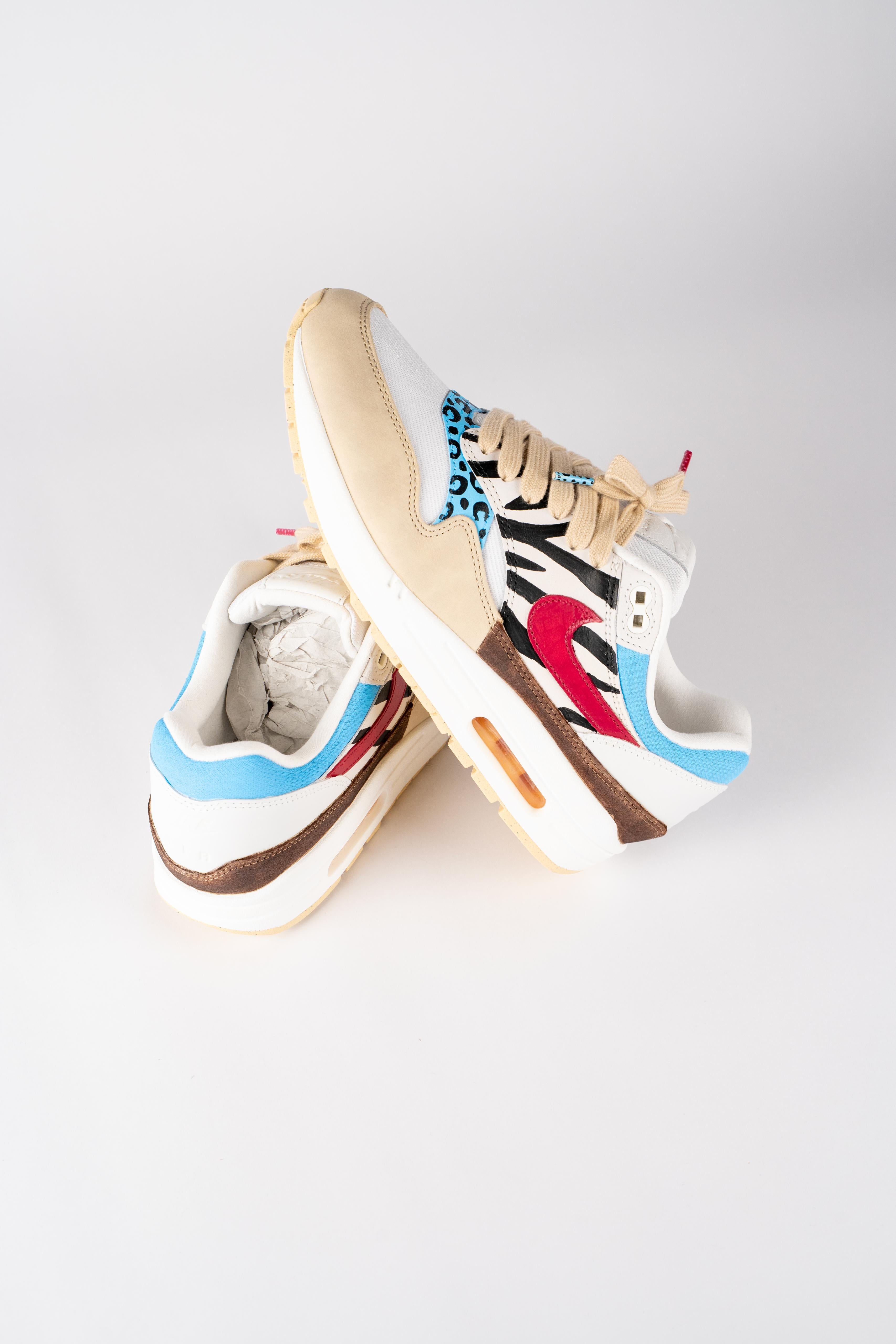 Air Max 1 By Boszsneakers - Animals Winter