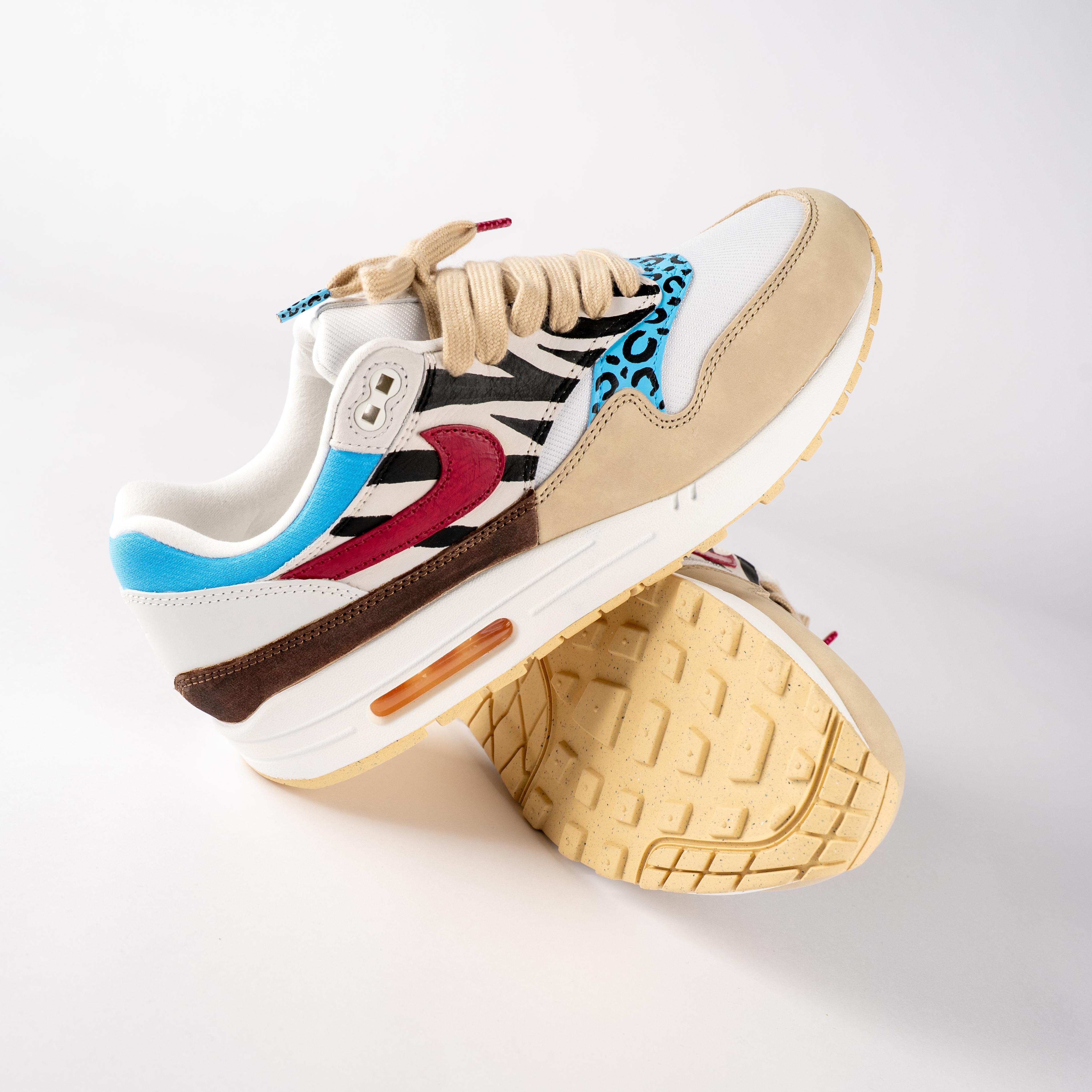 Air Max 1 By Boszsneakers - Animals Winter