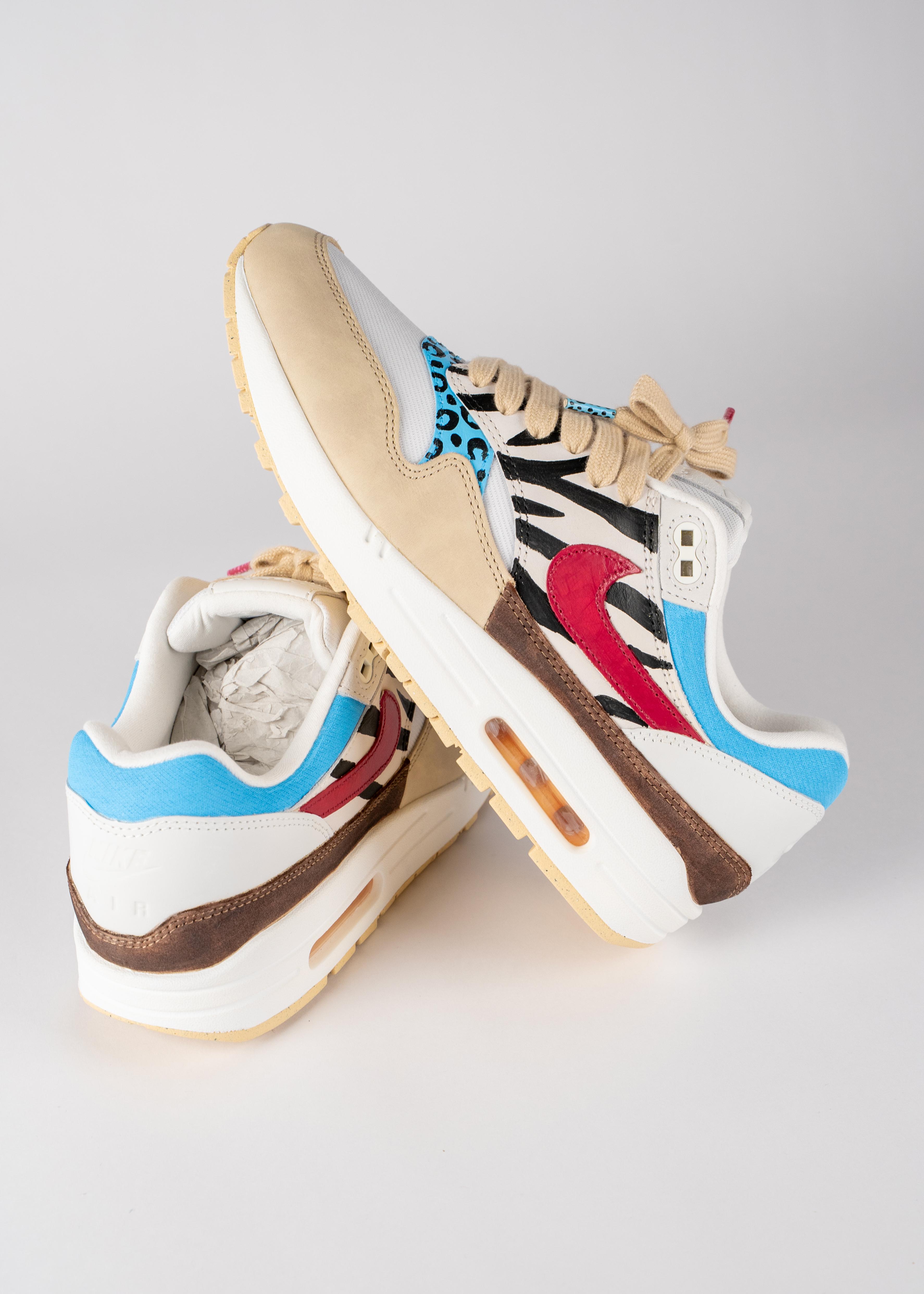 Air Max 1 By Boszsneakers - Animals Winter