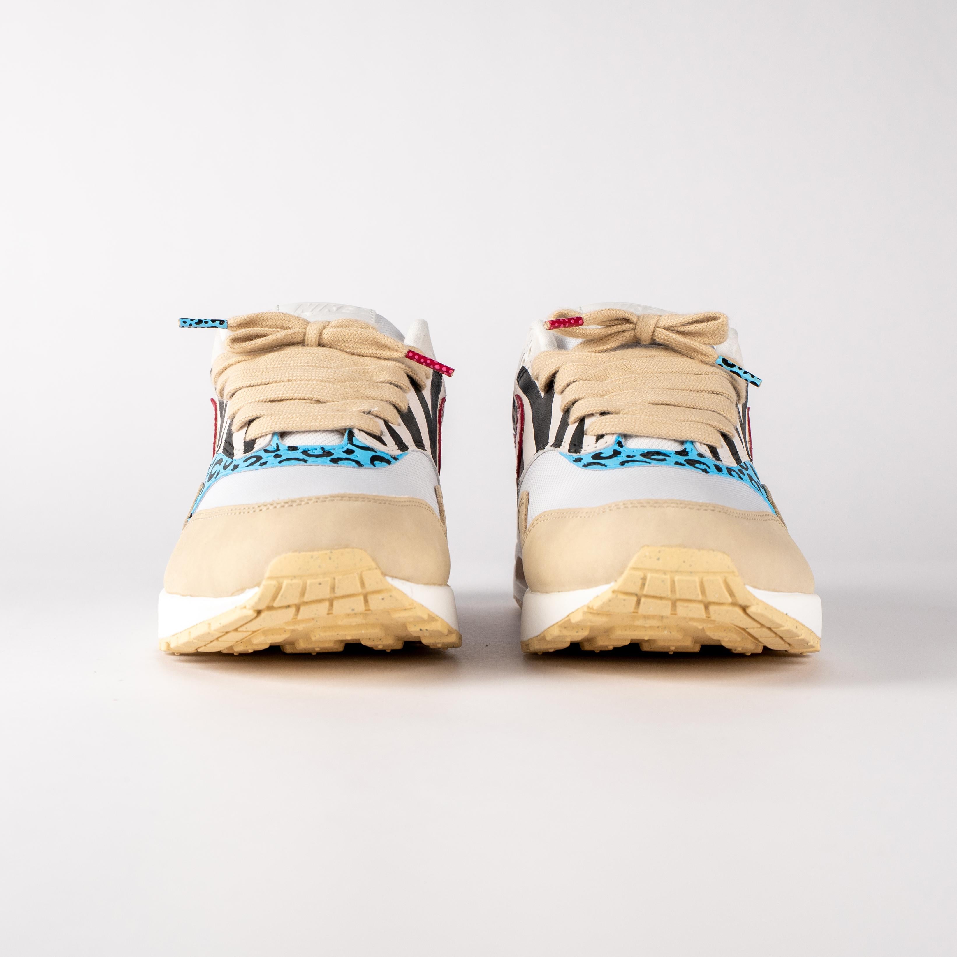 Air Max 1 By Boszsneakers - Animals Winter