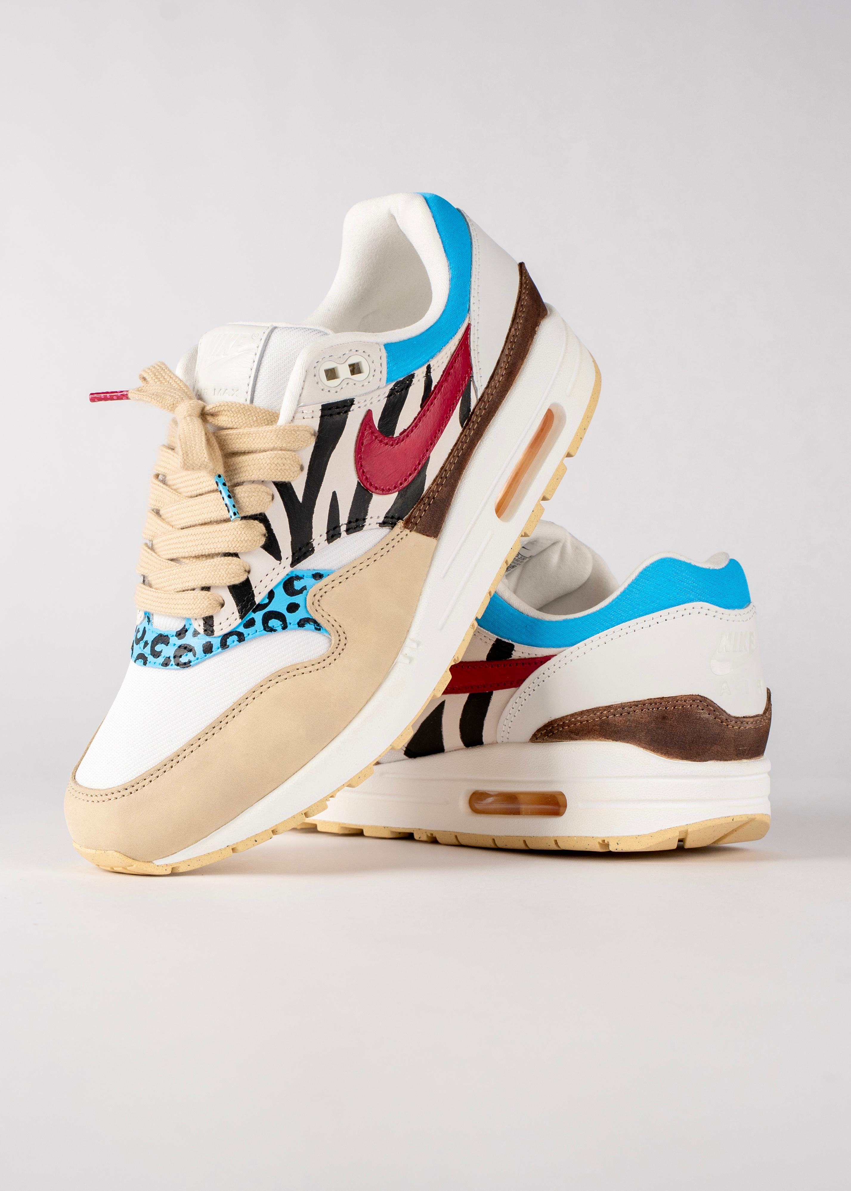 Air Max 1 By Boszsneakers - Animals Winter