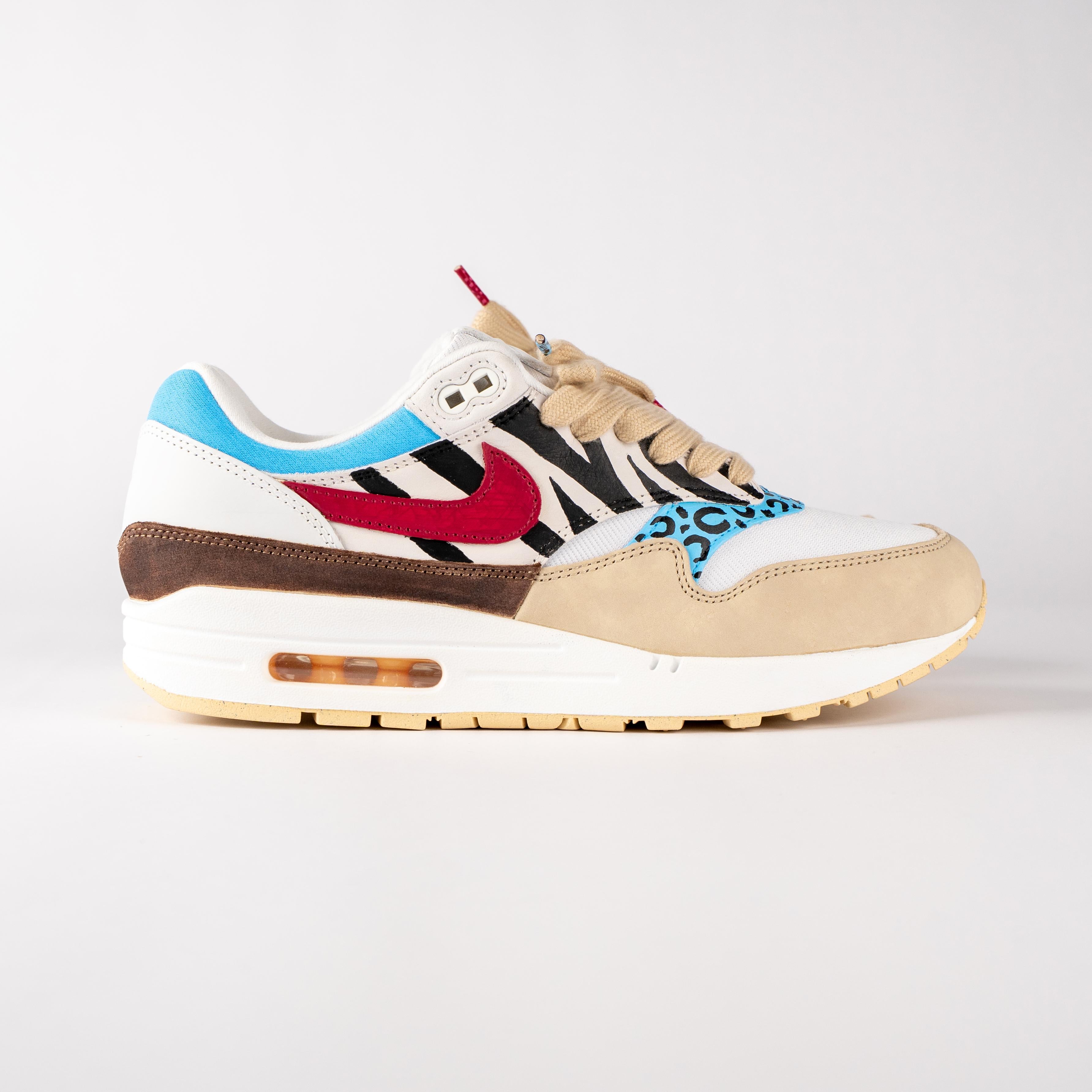 Air Max 1 By Boszsneakers - Animals Winter