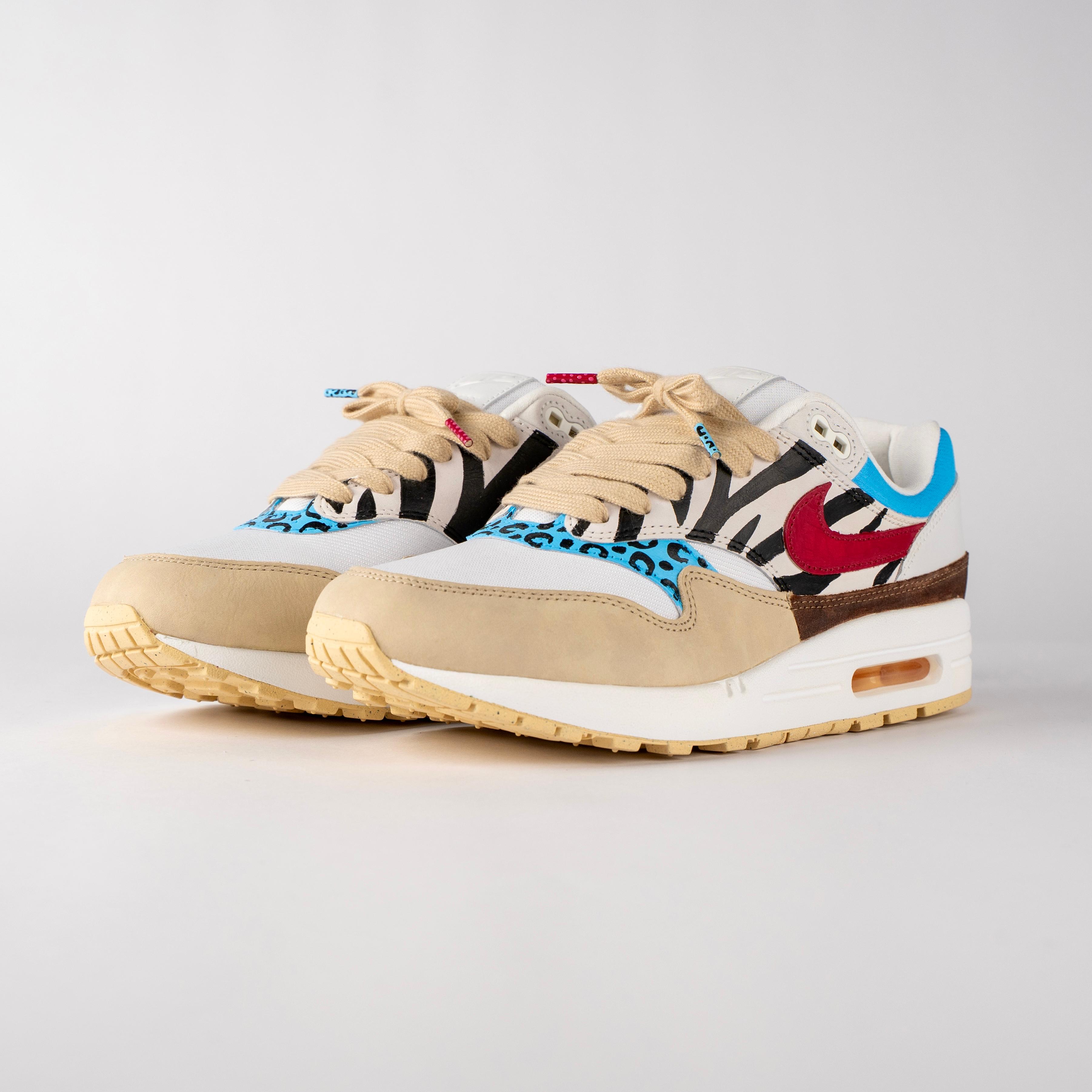 Air Max 1 By Boszsneakers - Animals Winter
