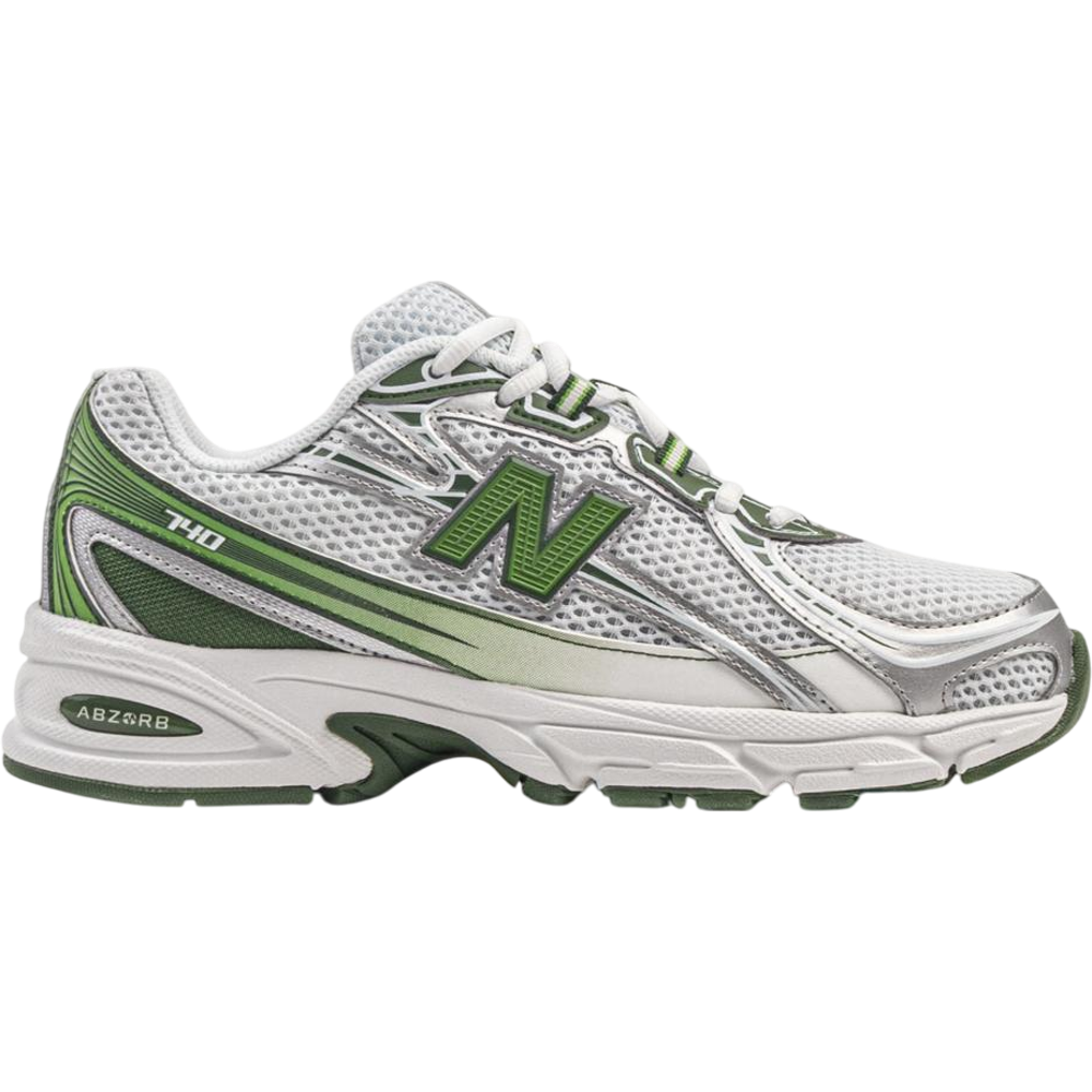 New Balance 740 White Alpine Green