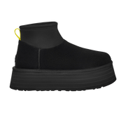 UGG Classic Mini Dipper Boot Black Yellow (Women's)
