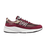 New Balance 990v6 MiUSA Teddy Santis Burgundy Tan