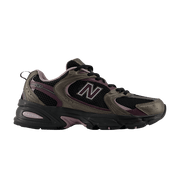 New Balance 530 Black Metallic Plum Brown