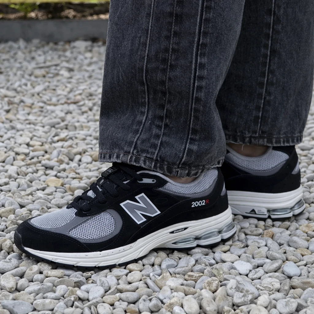 New Balance 2002R Black Castlerock Grey