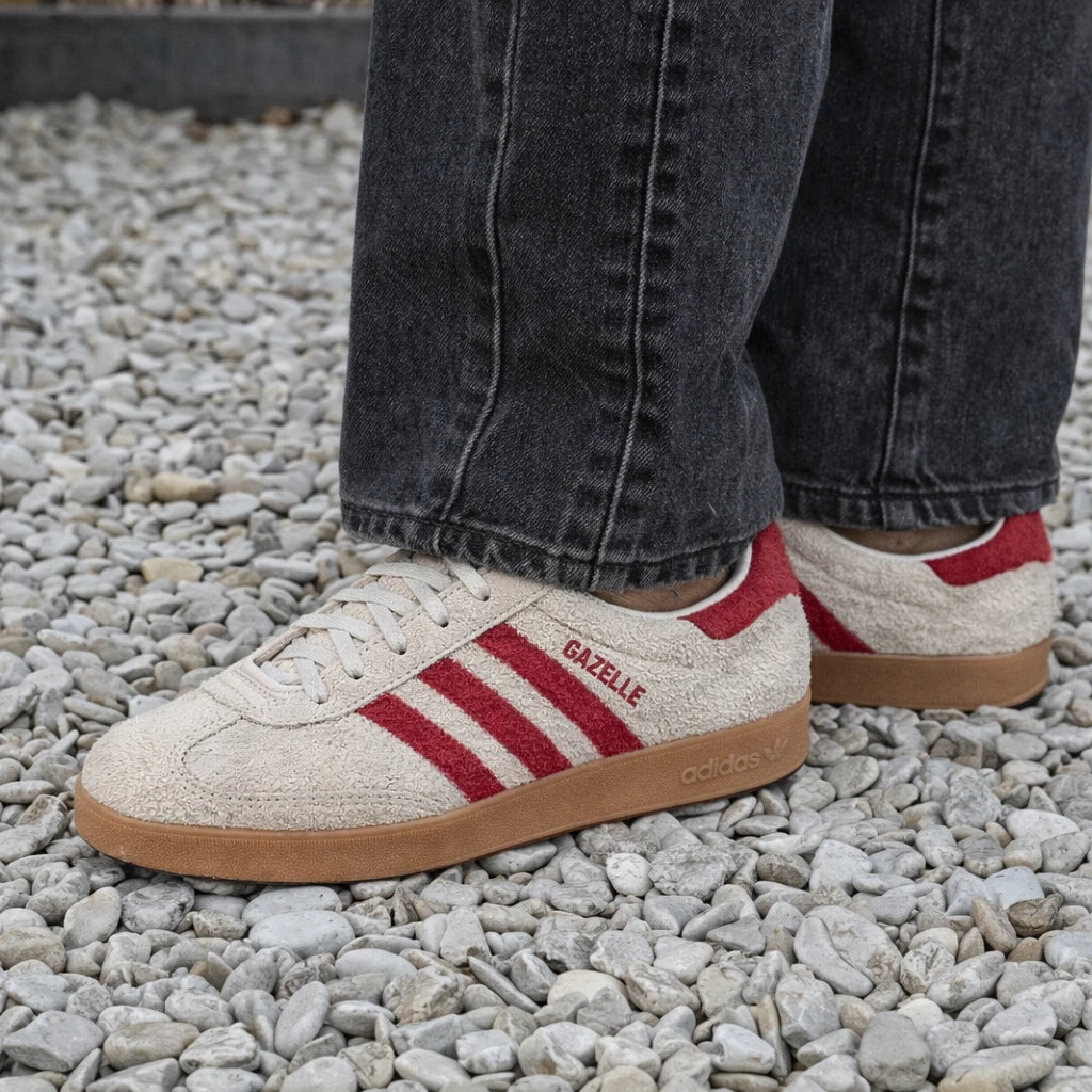 adidas Gazelle Indoor Magic Beige Victory Red (Women's)