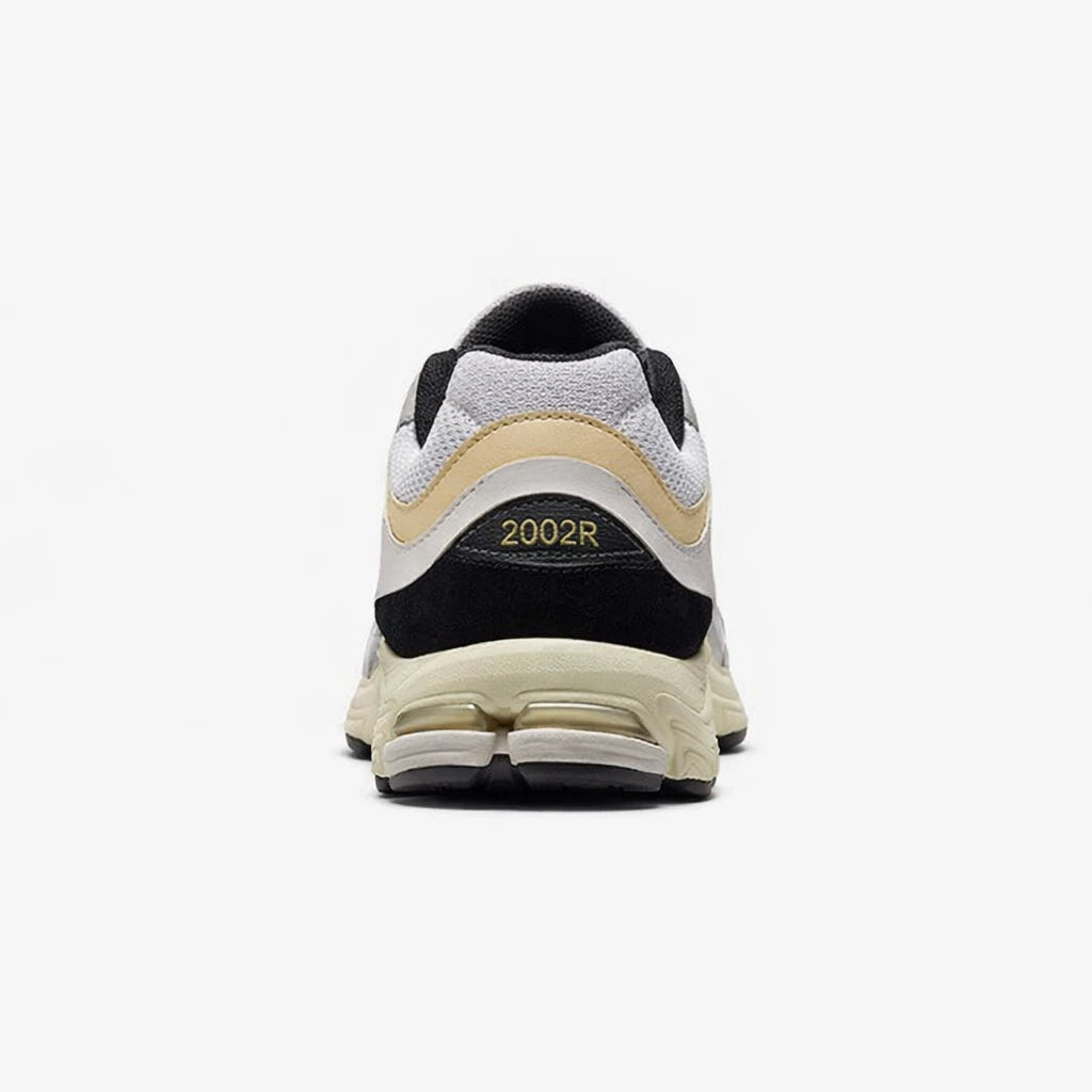 New Balance 2002R White Black Gold Metallic