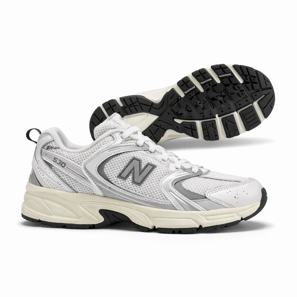 New Balance 530 Silver Metallic Black Cement