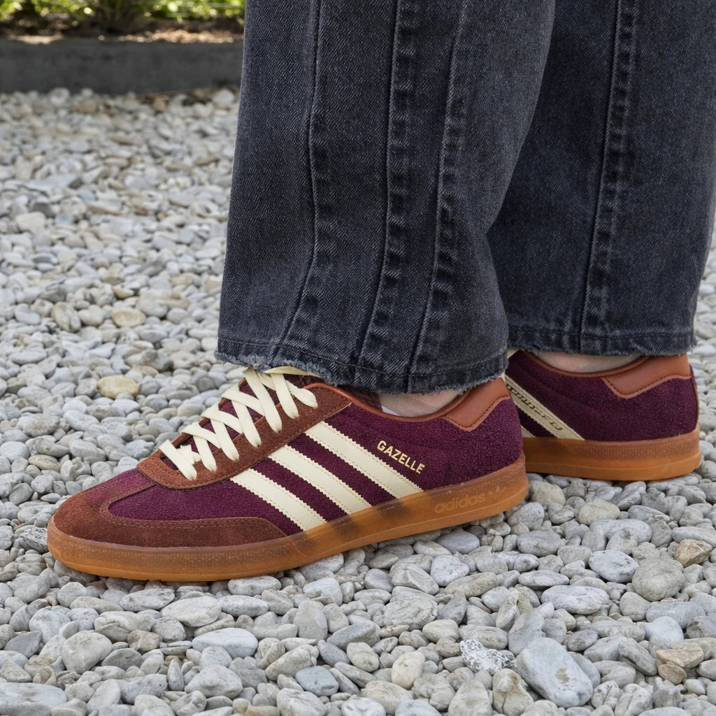 adidas Gazelle Indoor Maroon Almost Yellow