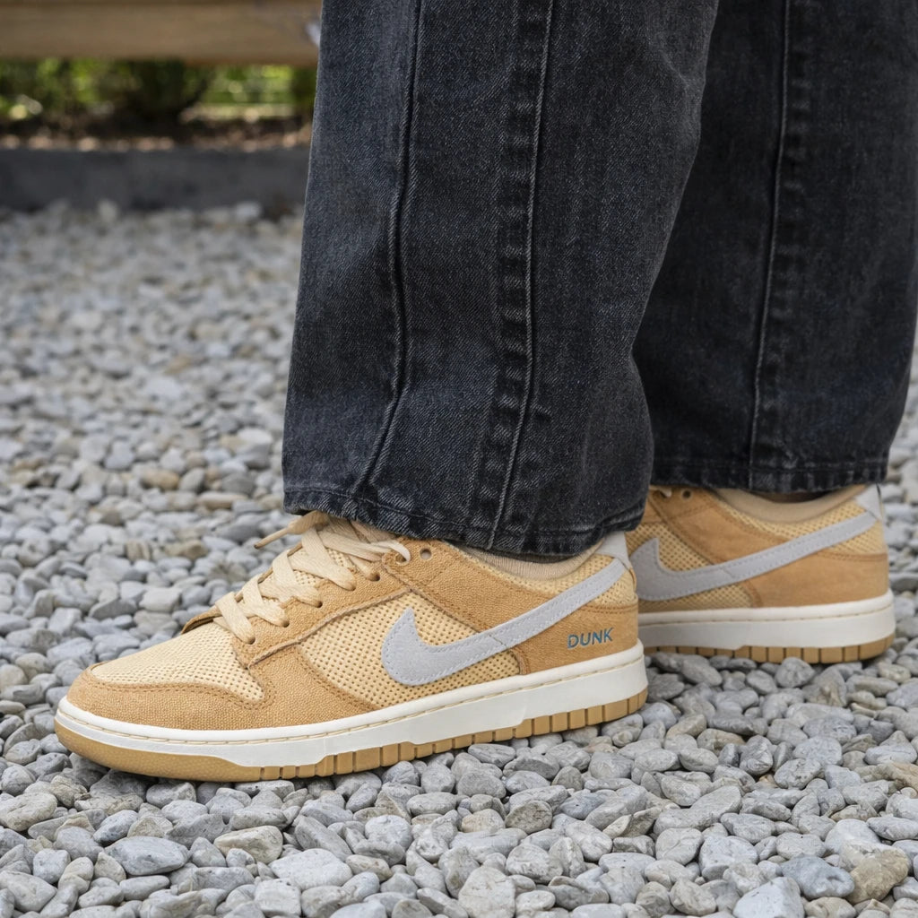 Nike Dunk Low Mesh Canvas Amber Brown (Women's)