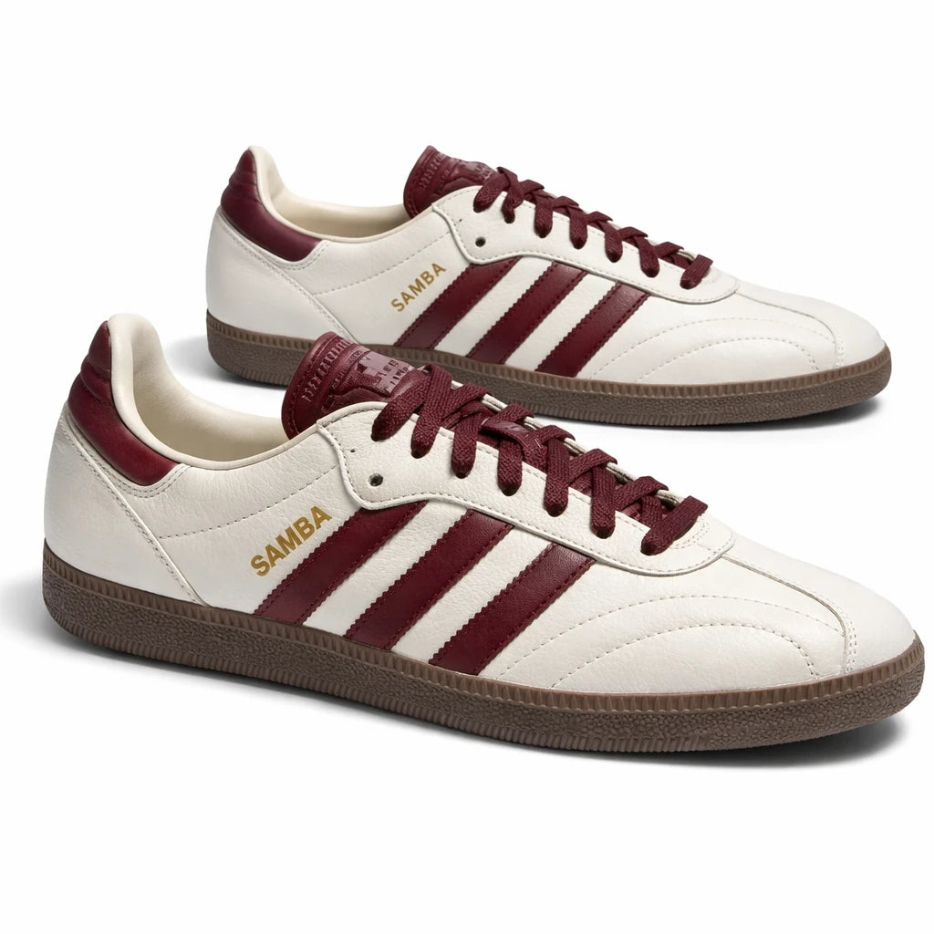 adidas Samba LT Cream White Maroon (Women's)