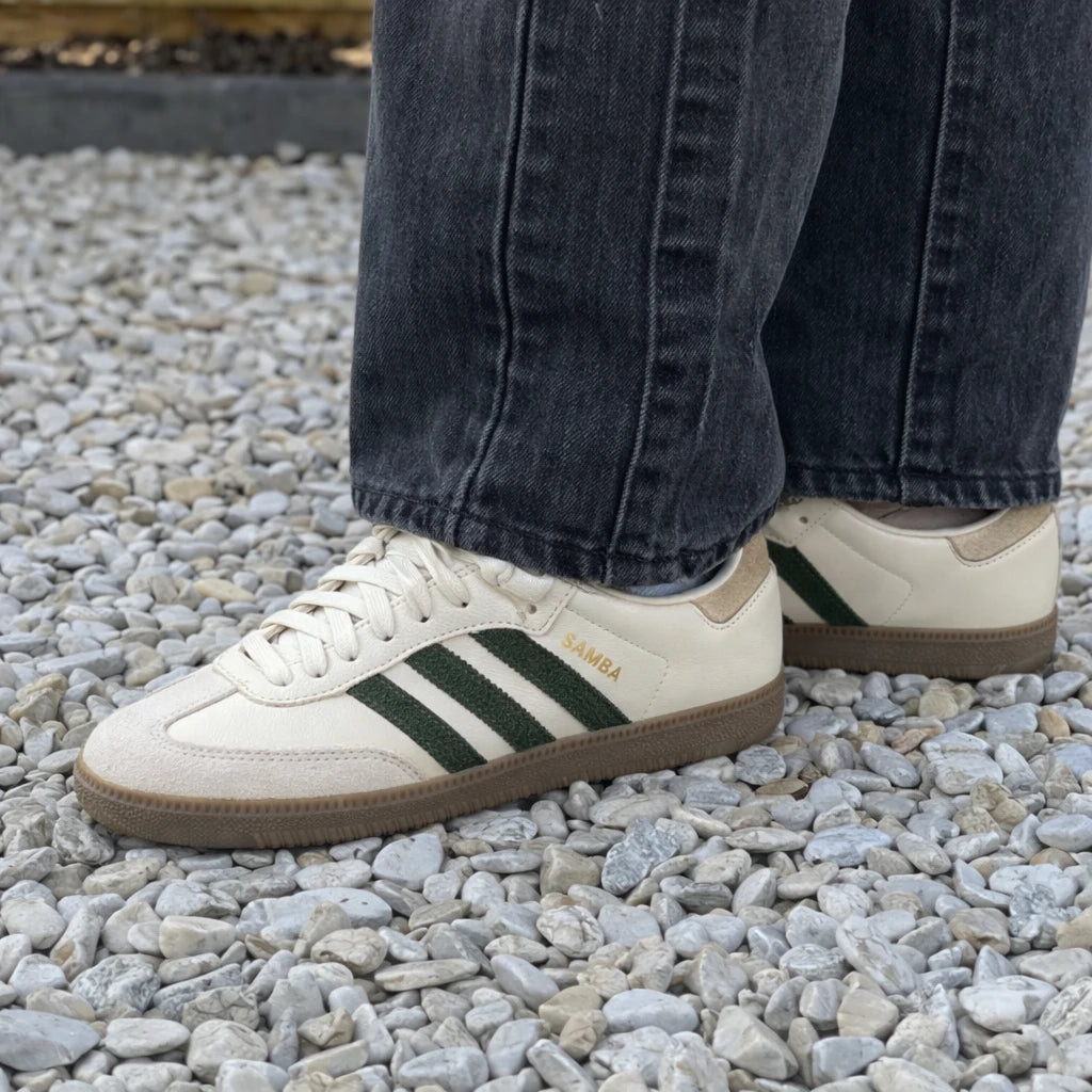 adidas Samba OG Aluminum Dark Khaki
