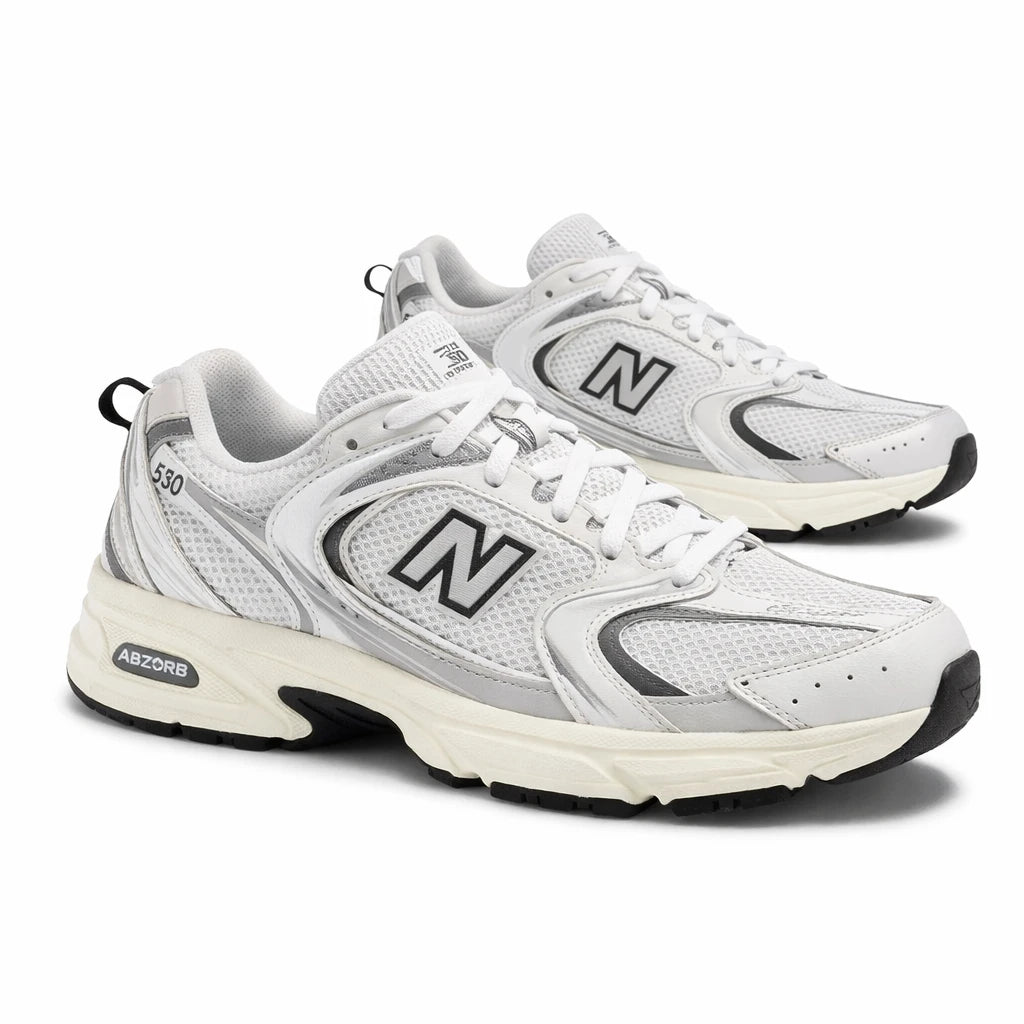 New Balance 530 Silver Metallic Black Cement