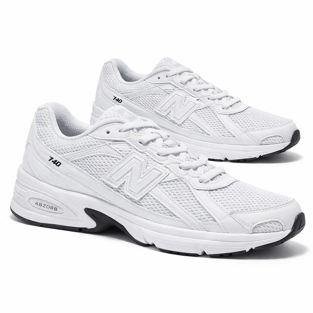 New Balance 740 Triple White