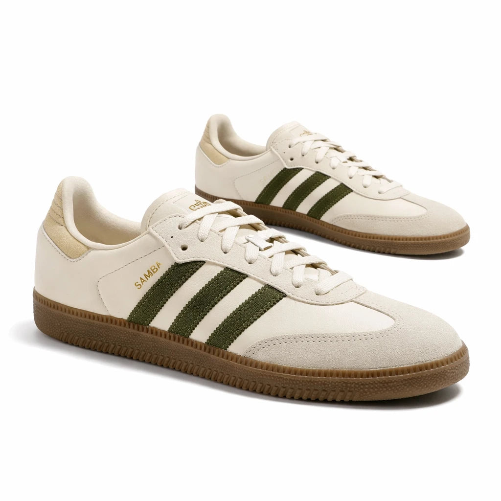 adidas Samba OG Aluminum Dark Khaki