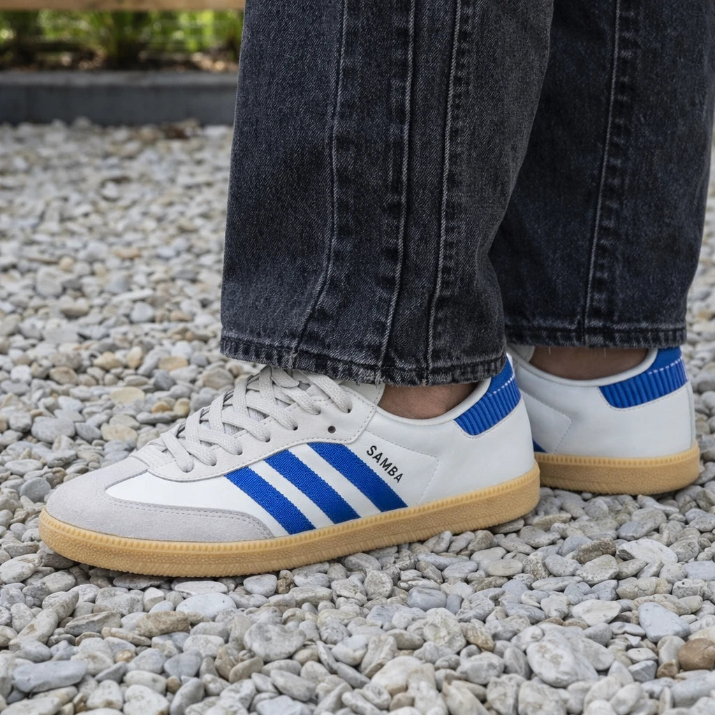 adidas Samba OG Cloud White Blue Gum