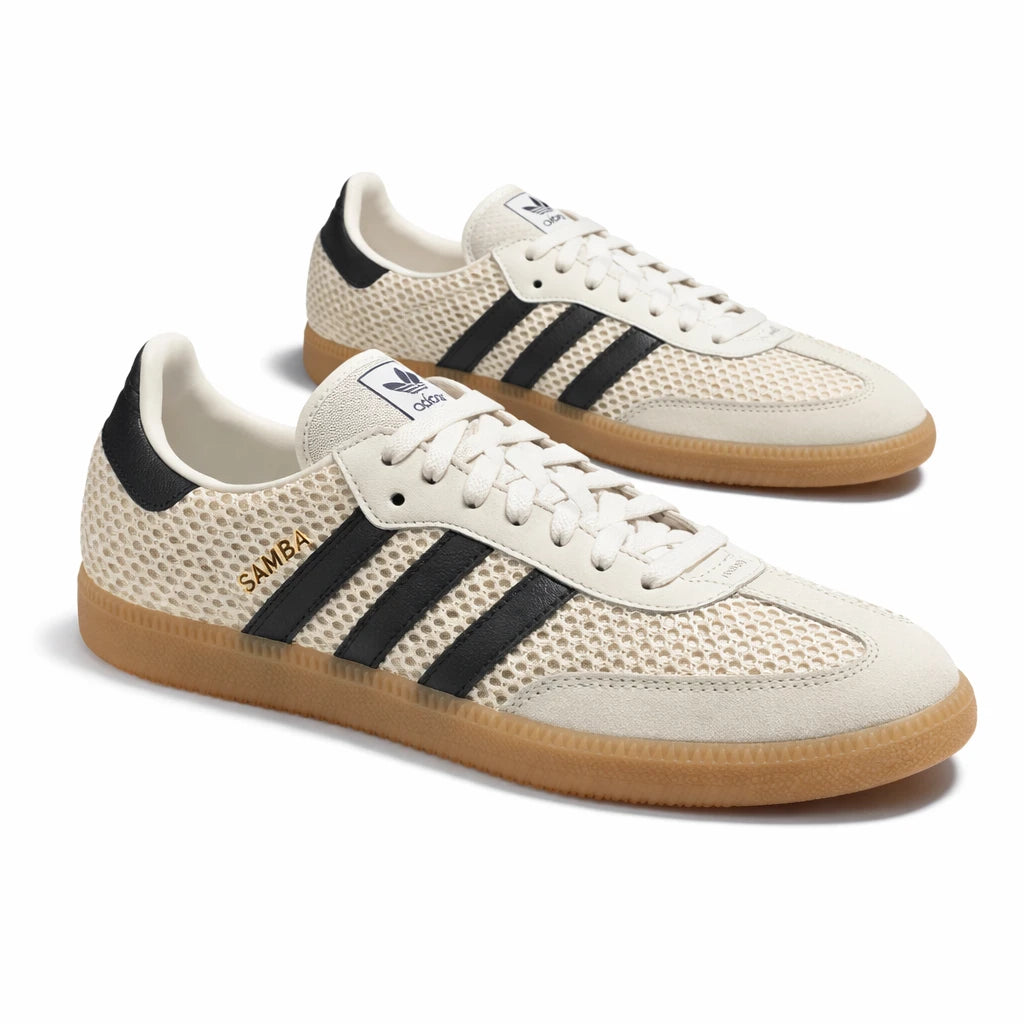adidas Samba OG Off White Carbon Gold (Women's)