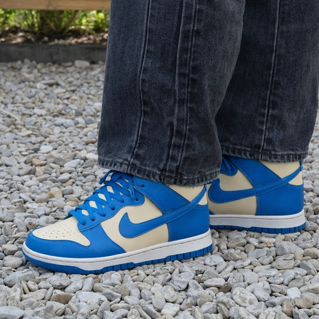 Nike Dunk High Next Nature Light Khaki Star Blue (Women's)