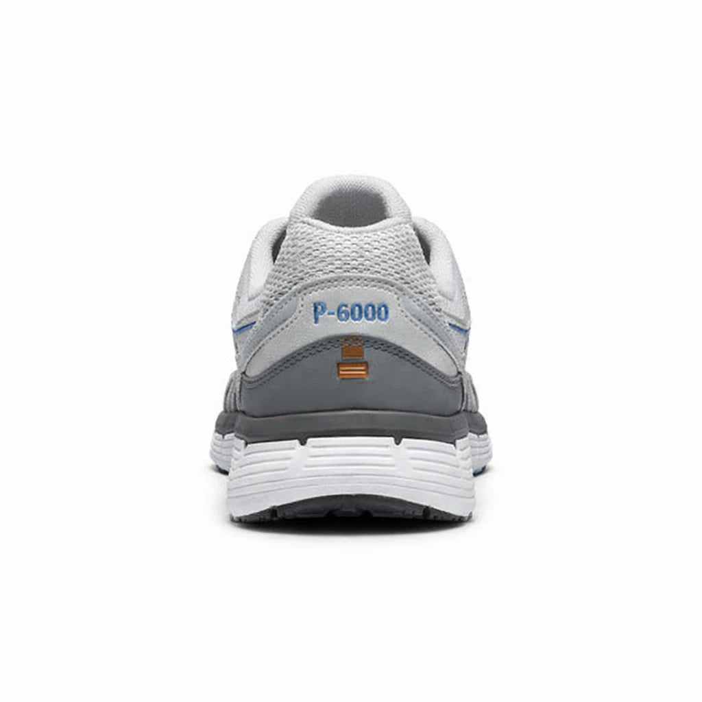 Nike P-6000 White Metallic Silver Blue