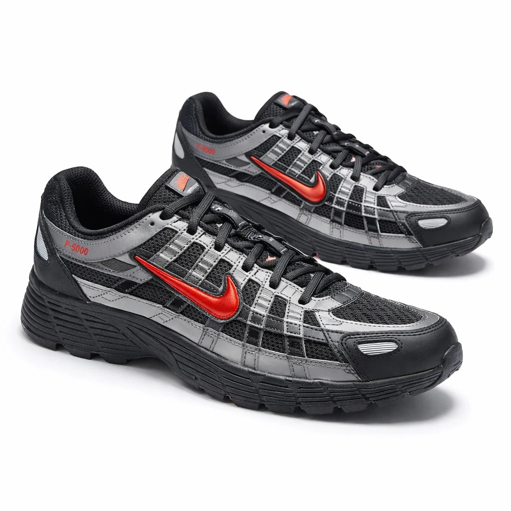 Nike P-6000 Anthracite Picante Red Metallic Cool Grey (GS)