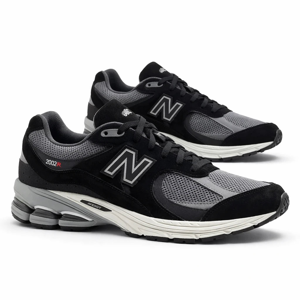 New Balance 2002R Black Castlerock Grey