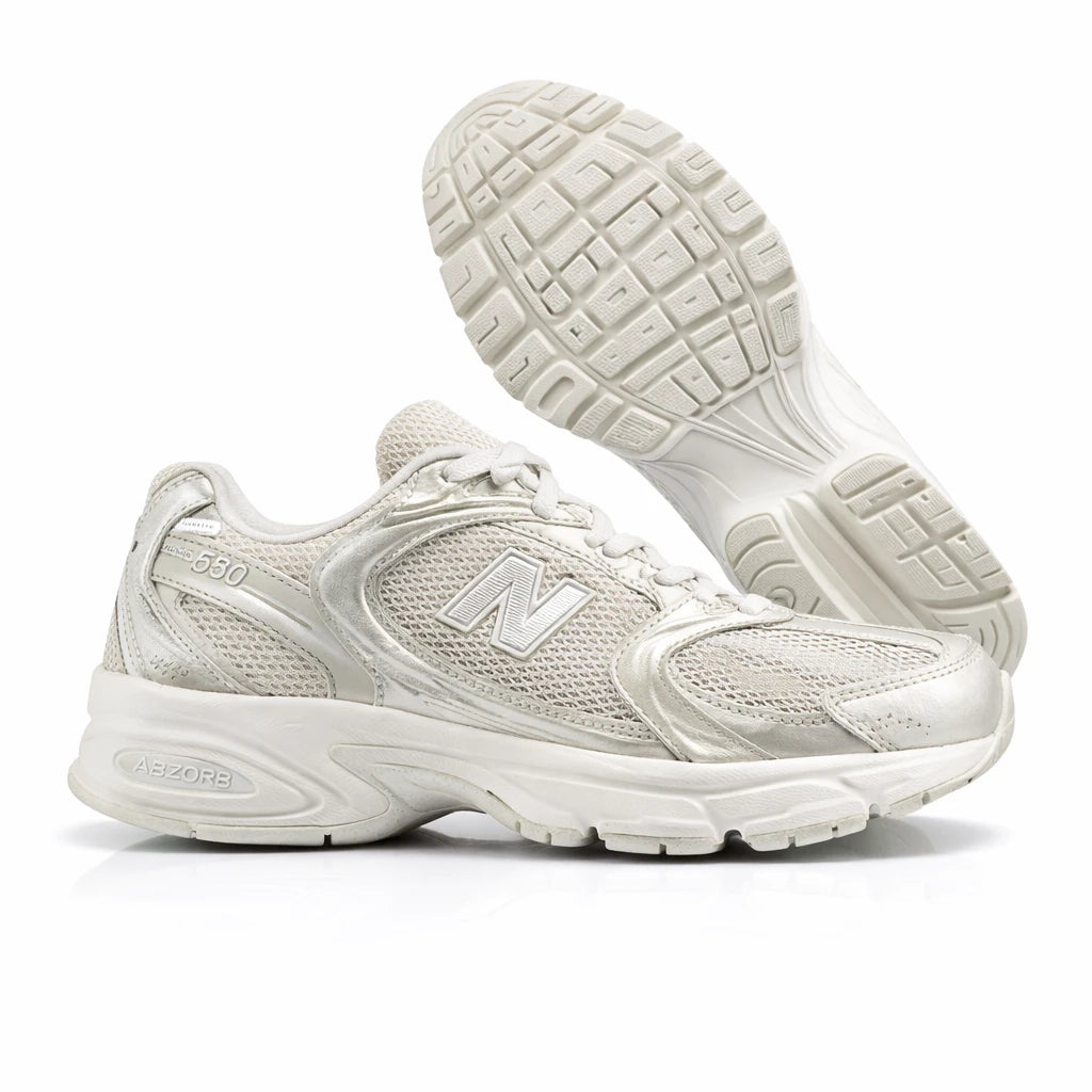 New Balance 530 Gold Metalic Linen