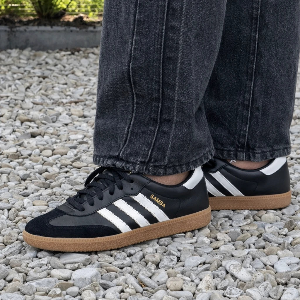 adidas Samba Decon Black White Gum