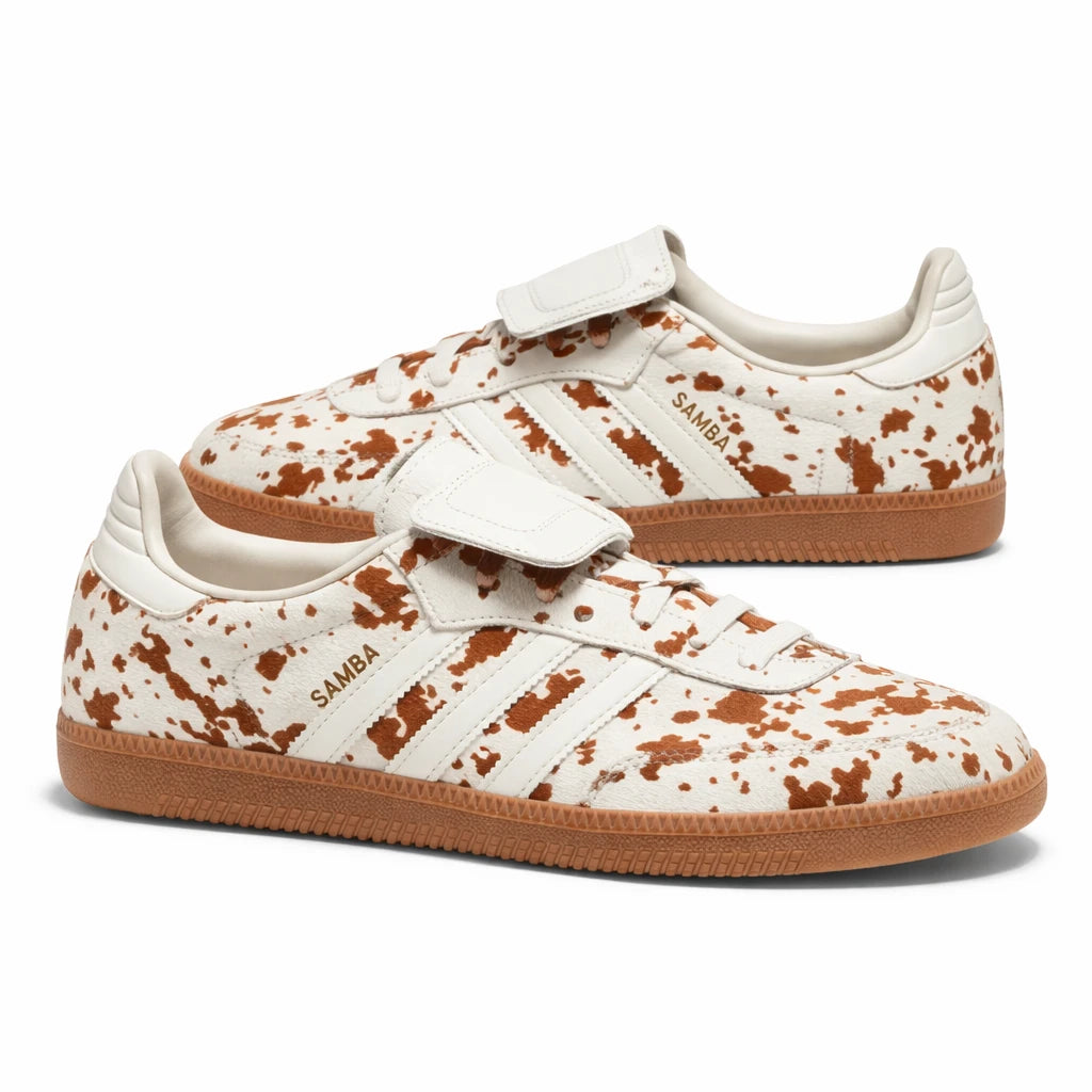 adidas Samba LT Cow Print Brown White (Women's)