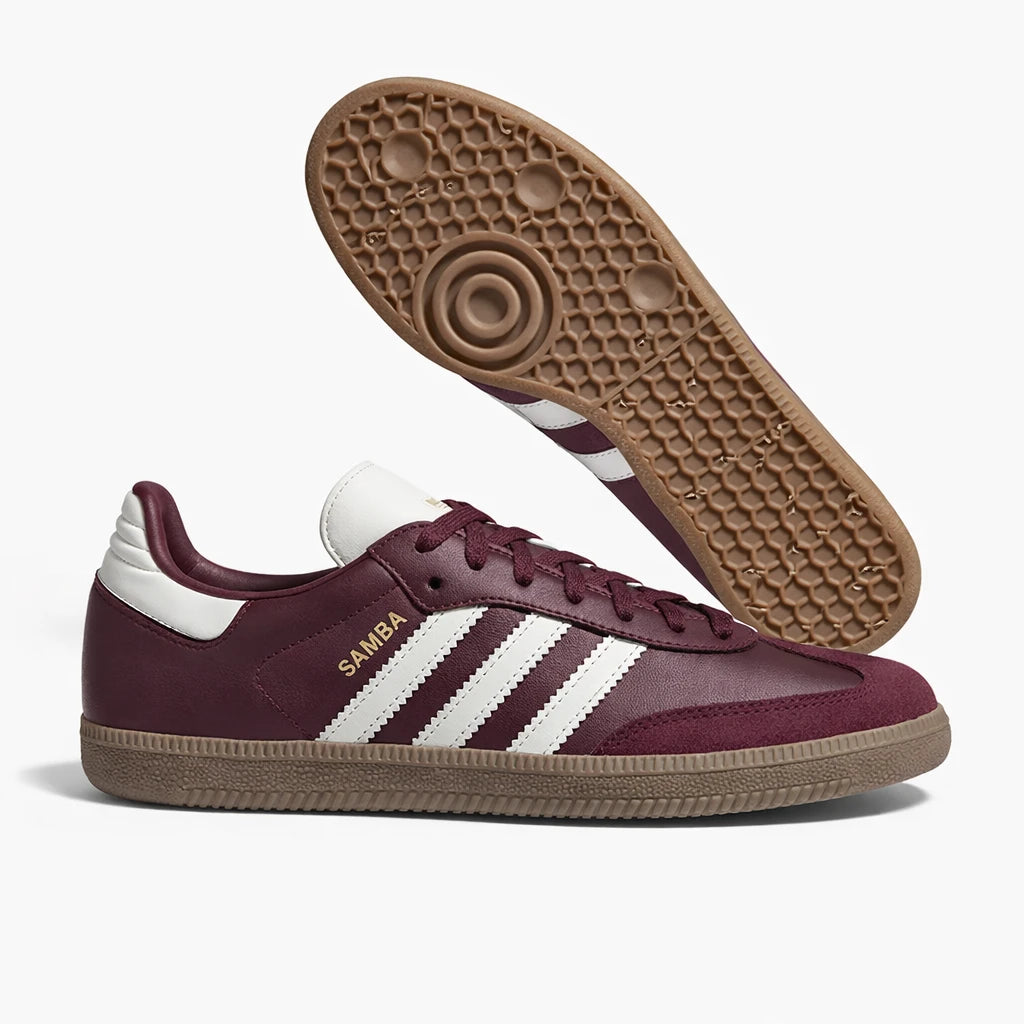 adidas Samba OG Maroon Off White Gum (Women's)