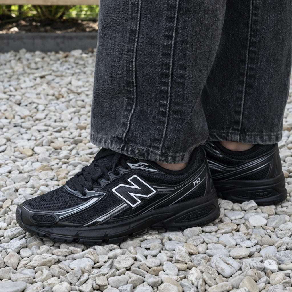 New Balance 740v2 Black Grey Silver