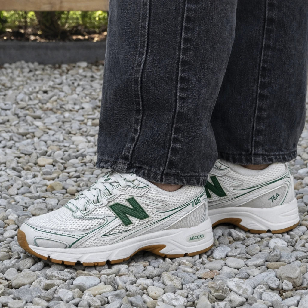 New Balance 740 Silver Metalic Dark Alpine Green (GS)