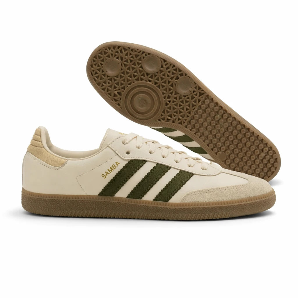 adidas Samba OG Aluminum Dark Khaki