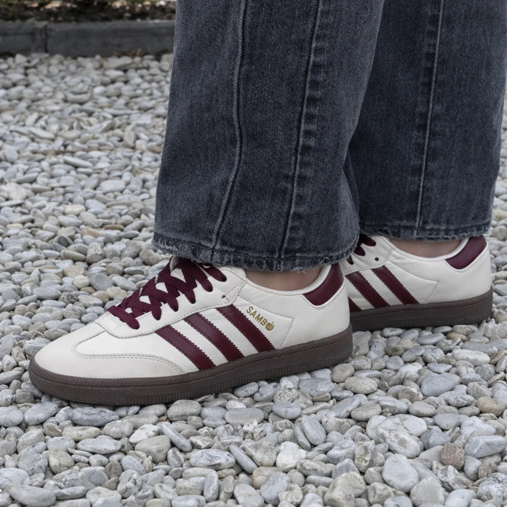 adidas Samba LT Cream White Maroon (Women's)