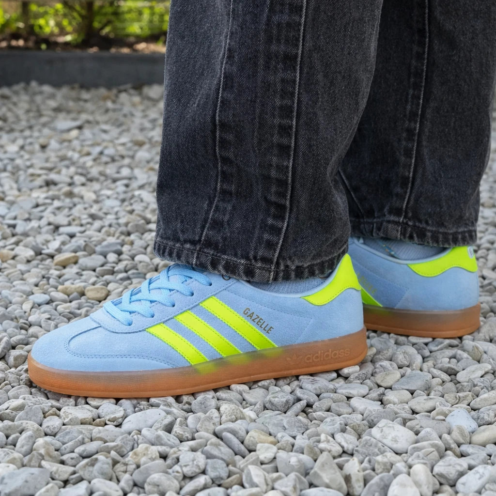 adidas Gazelle Indoor Clear Sky Solar Green (Women's)