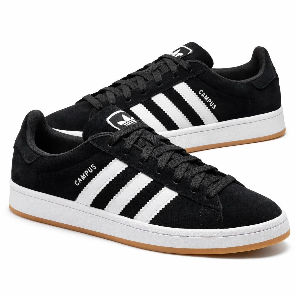adidas Campus 00s Black White Gum (Kids)