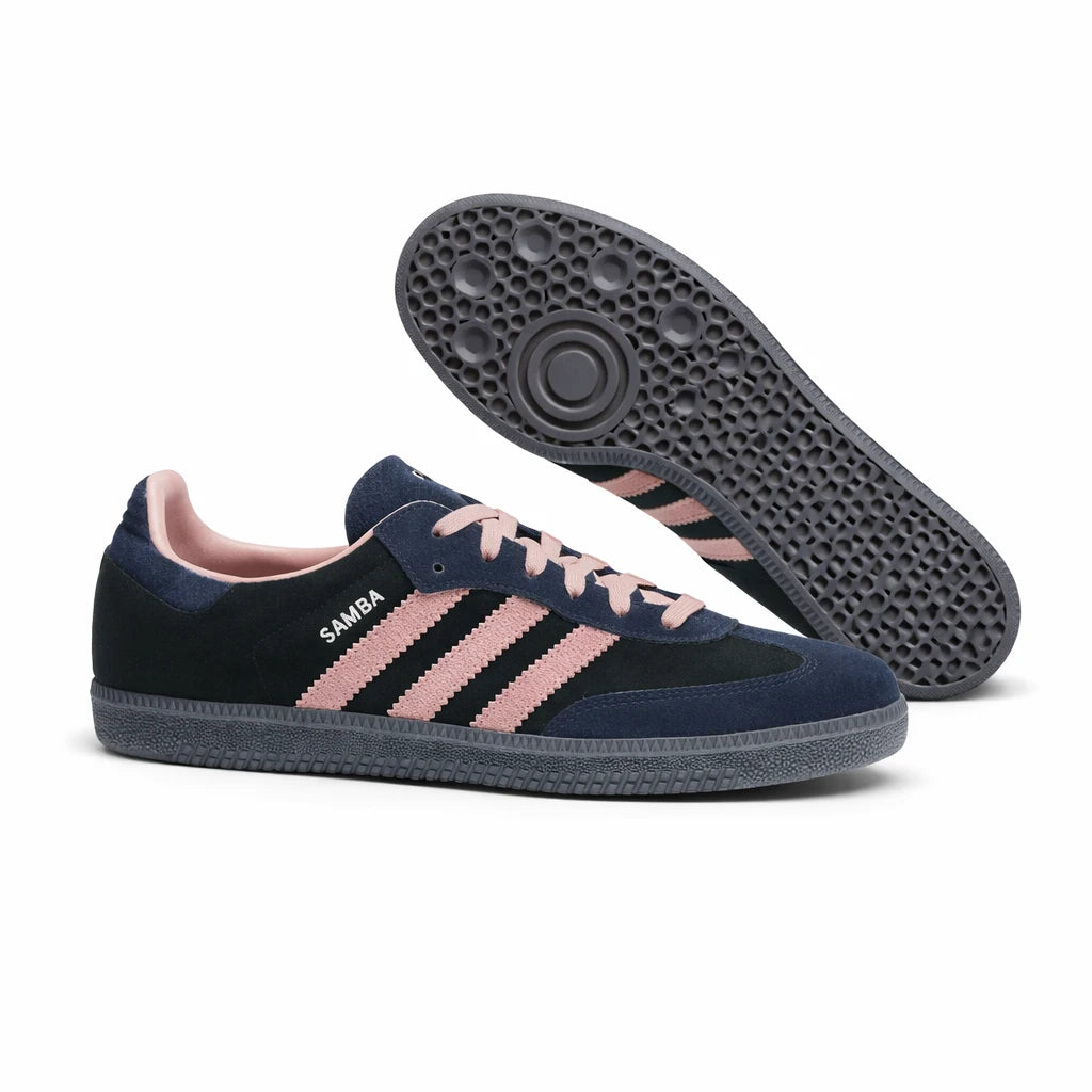 adidas Samba OG Black Wonder Mauve Indigo (Women's)