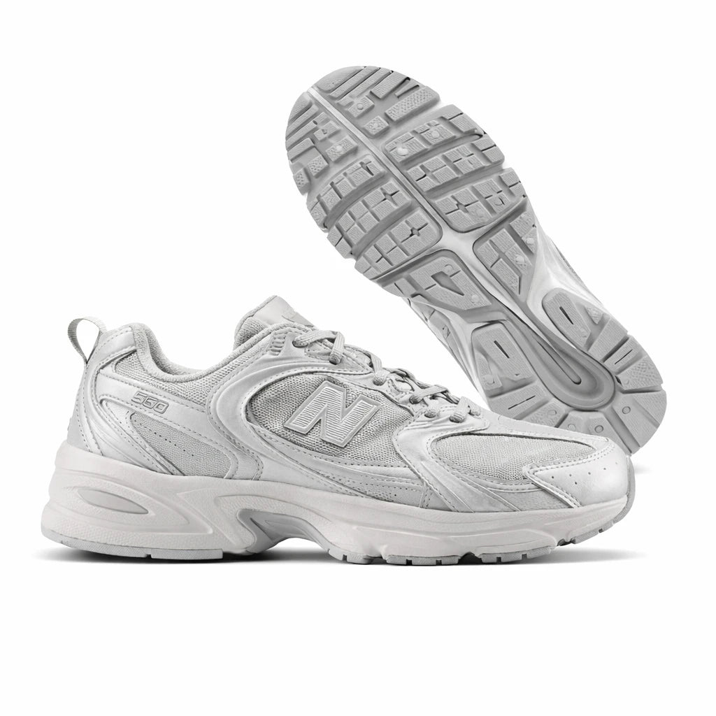 New Balance 530 Silver Metallic Raincloud Polka Dots
