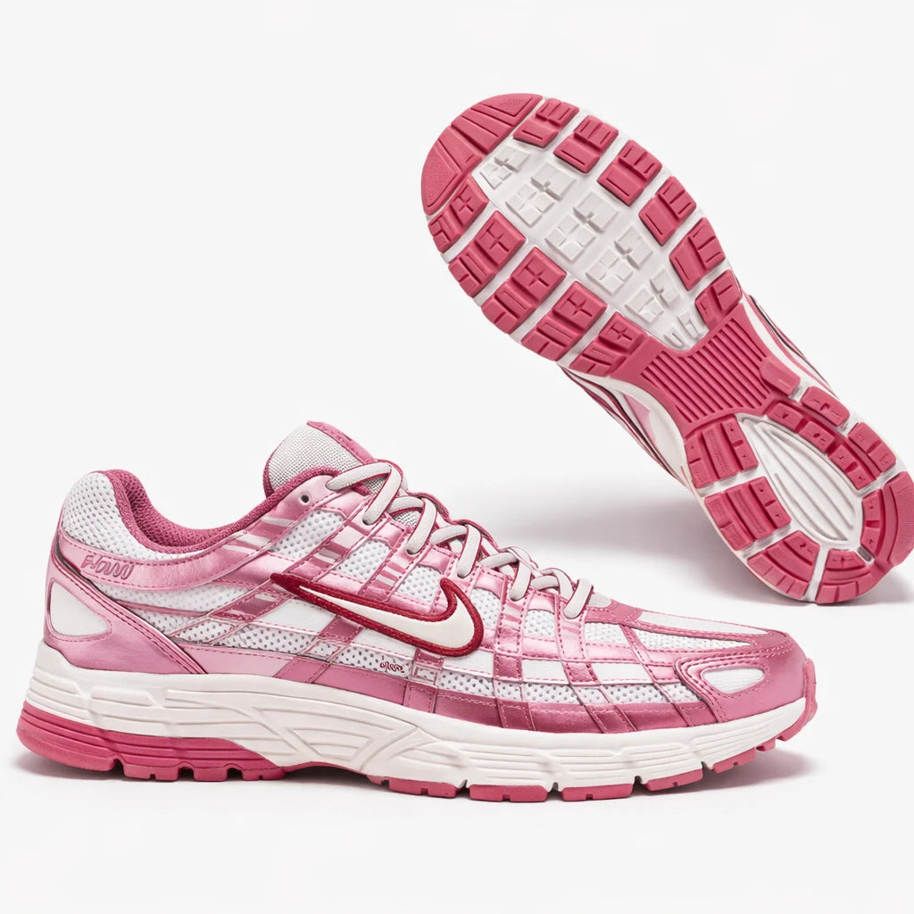 Nike P-6000 White Silt Red Peony (Women's)